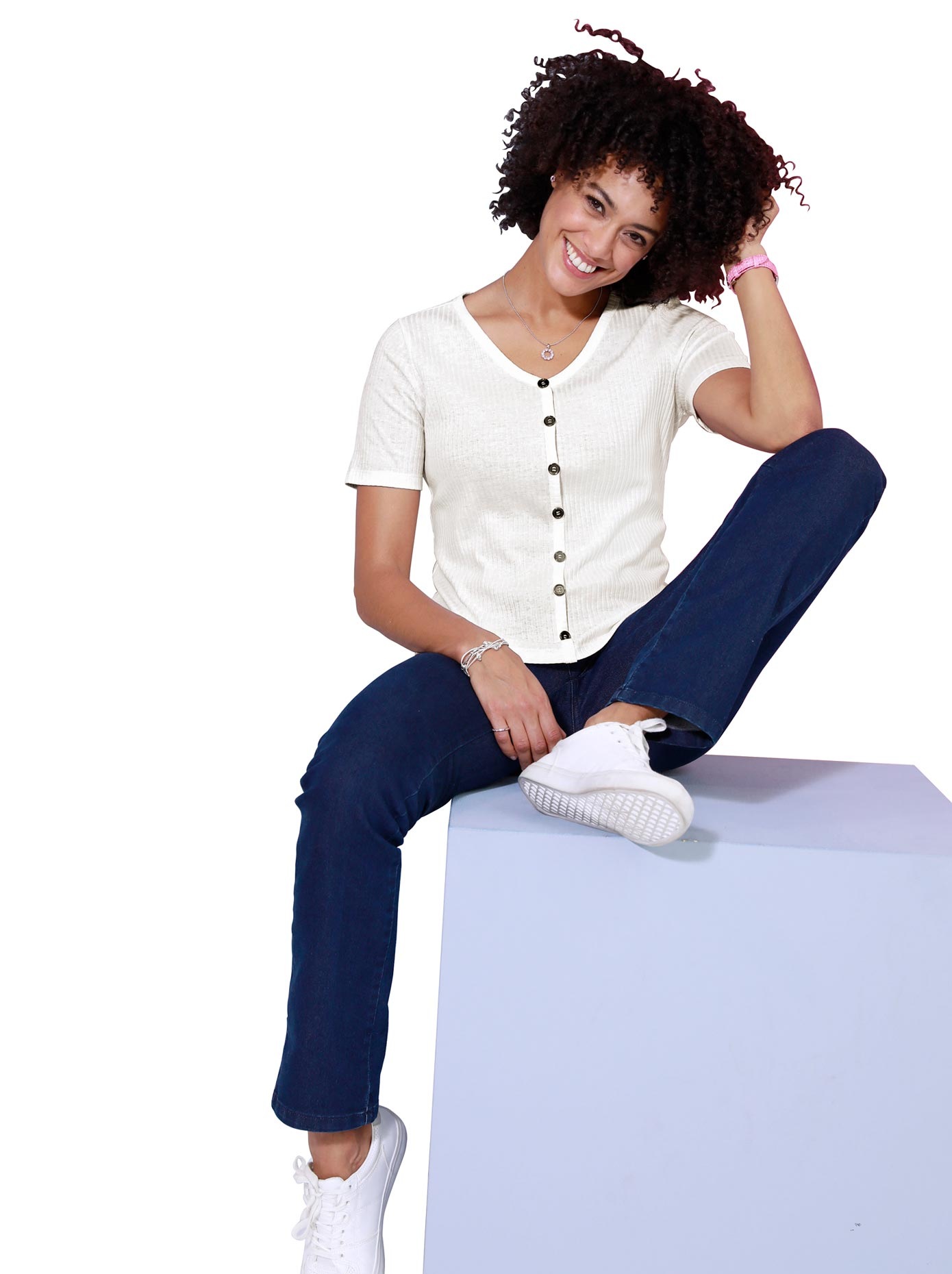 Image of Classic Basics T-Shirt »Kurzarm-Shirt«, (1 tlg.) bei Ackermann Versand Schweiz