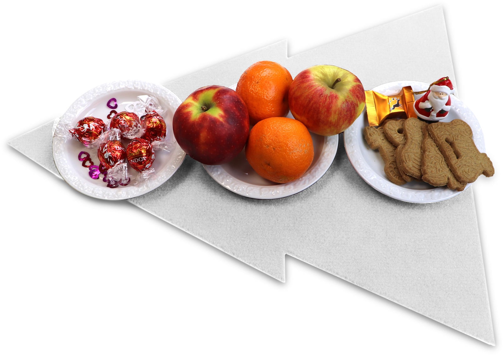 Primaflor-Ideen in Textil Platzset »Tannenbaum, Weihnachtsdeko«, (2 St.), auch ideal als Tischdeko oder Untersetzer, Grösse 47,5 x 40cm
