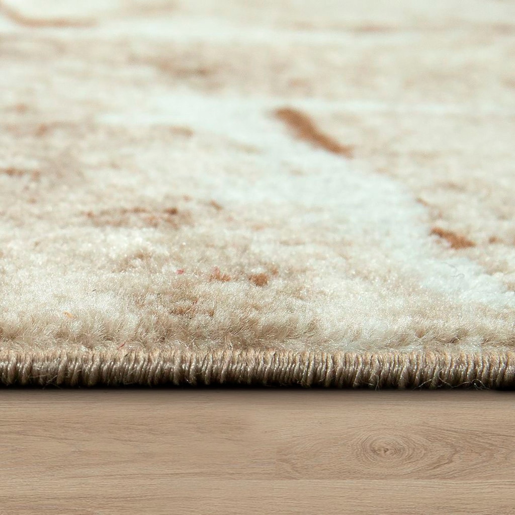 Paco Home Teppich »Sinai 050«, rechteckig, Kurzflor, Stein Muster, ideal im Wohnzimmer & Schlafzimmer