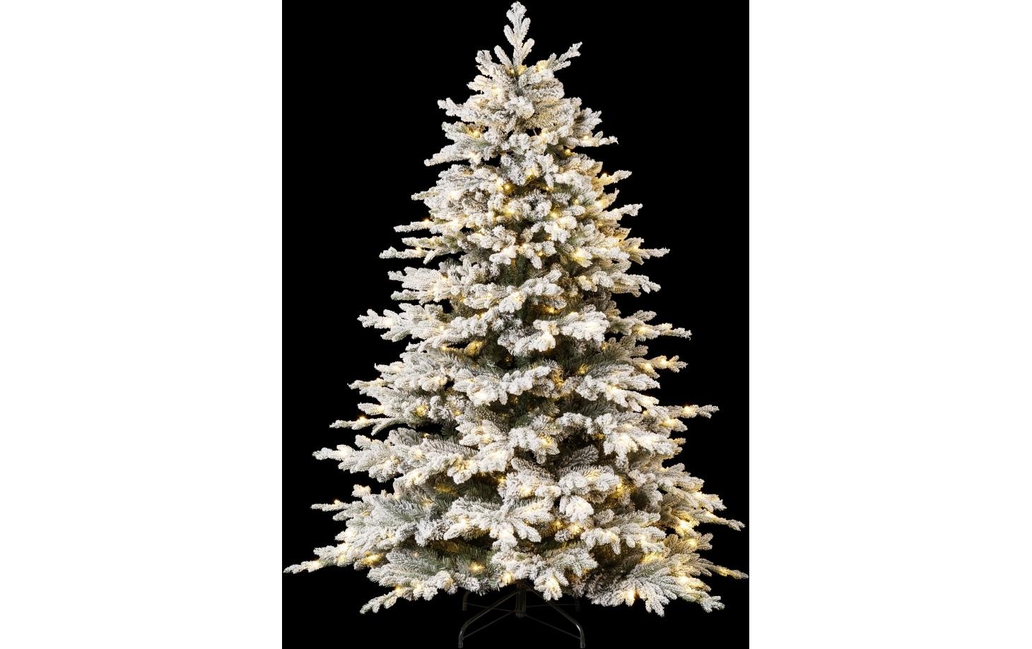 STT Arbre de Noël artificiel »Snowed Tree Grün«