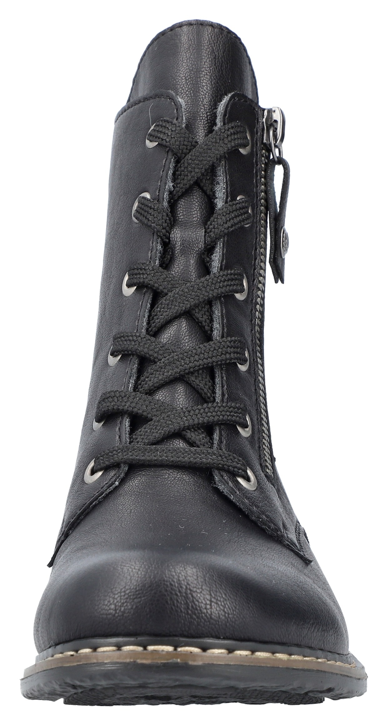 Rieker Stiefelette  Schnürstiefelette, Schnürboots mit Reissverschluss an der Aussenseite