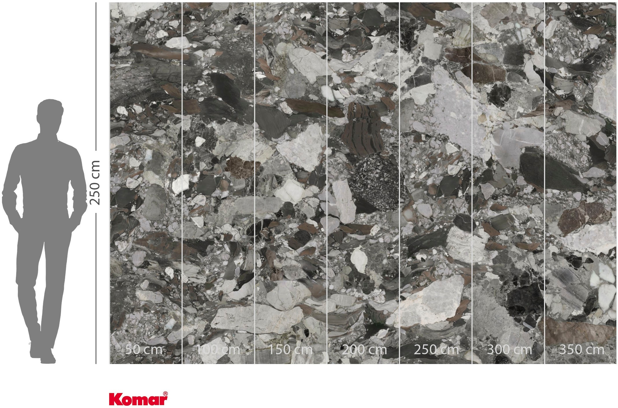 Komar Fototapete »Vlies Fototapete - Marble Master - Grösse 350 x 250 cm« Motiv | bedruckt glatt