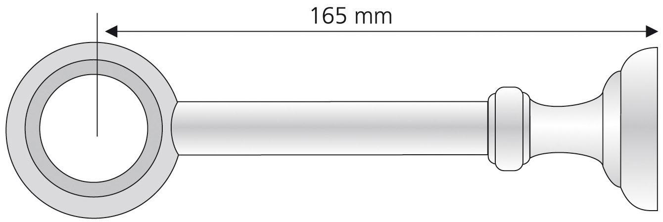 Liedeco Träger »Thüringen«, (1 St.), für Gardinenstangen Ø 28 mm bequem  kaufen