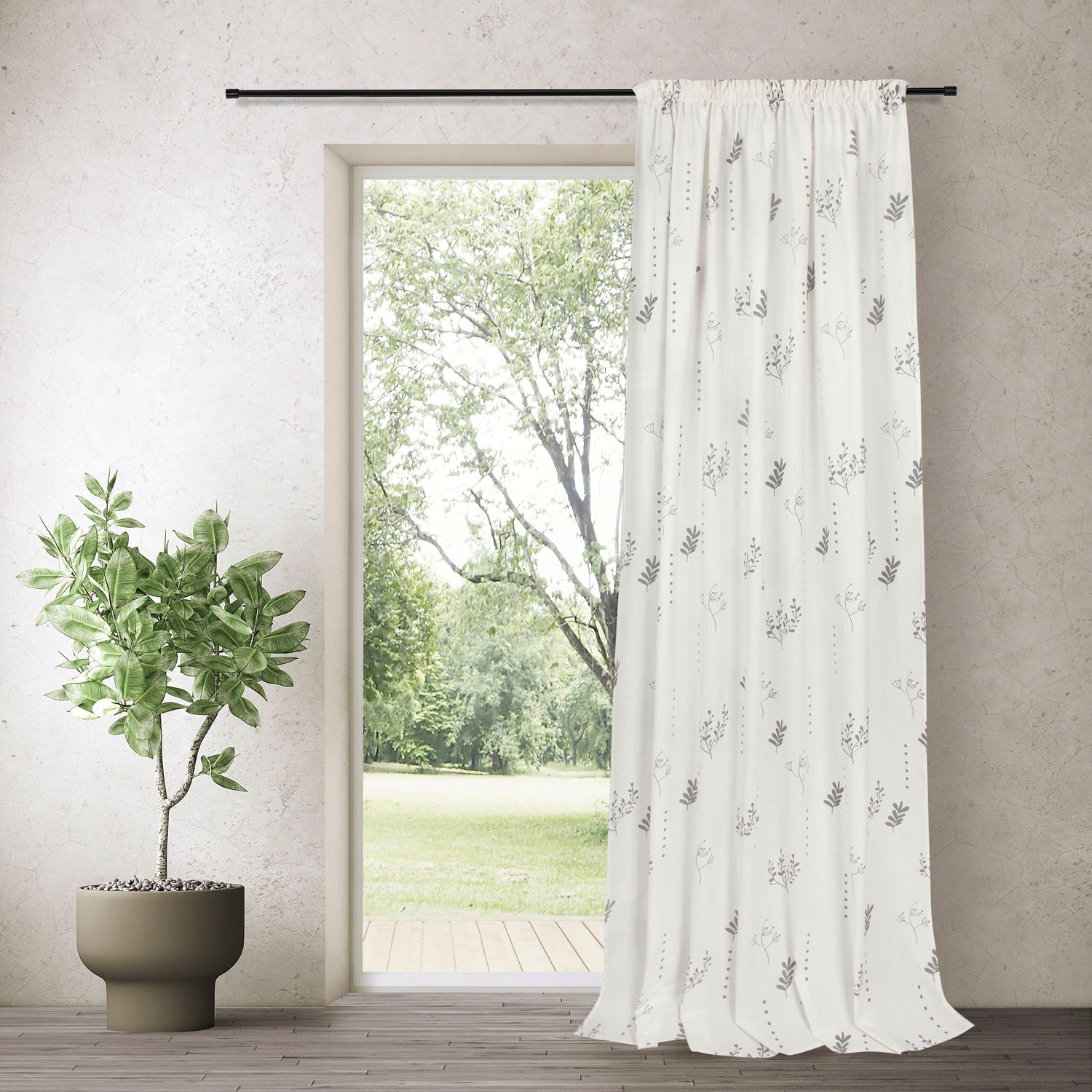 Feel of Nature Rideau »Helga« Bande volante 1 cuis tlg. HxB: 245x140