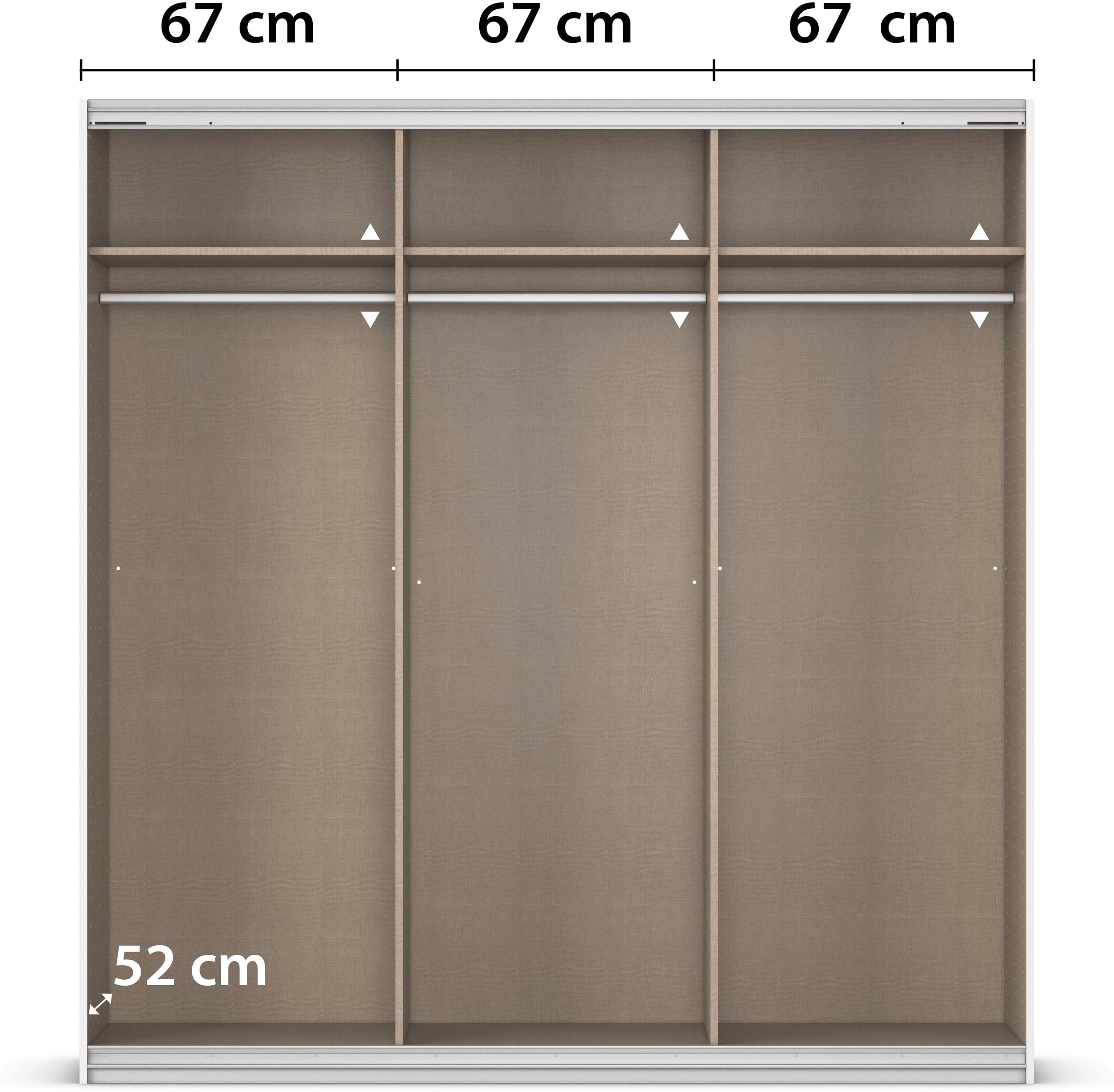 GOODproduct Kleiderschrank »Mehrzweckschrank Aktenschrank Möbel Mietswohnung TOPSELLER OTELI« 3 Ausstattungen BASIC/CLASSIC/PREMIUM (inkl. SOFT-CLOSE-FUNKTION),  Breiten 203/271/315/360 cm Höhen 210/229 cm MADE IN GERMANY