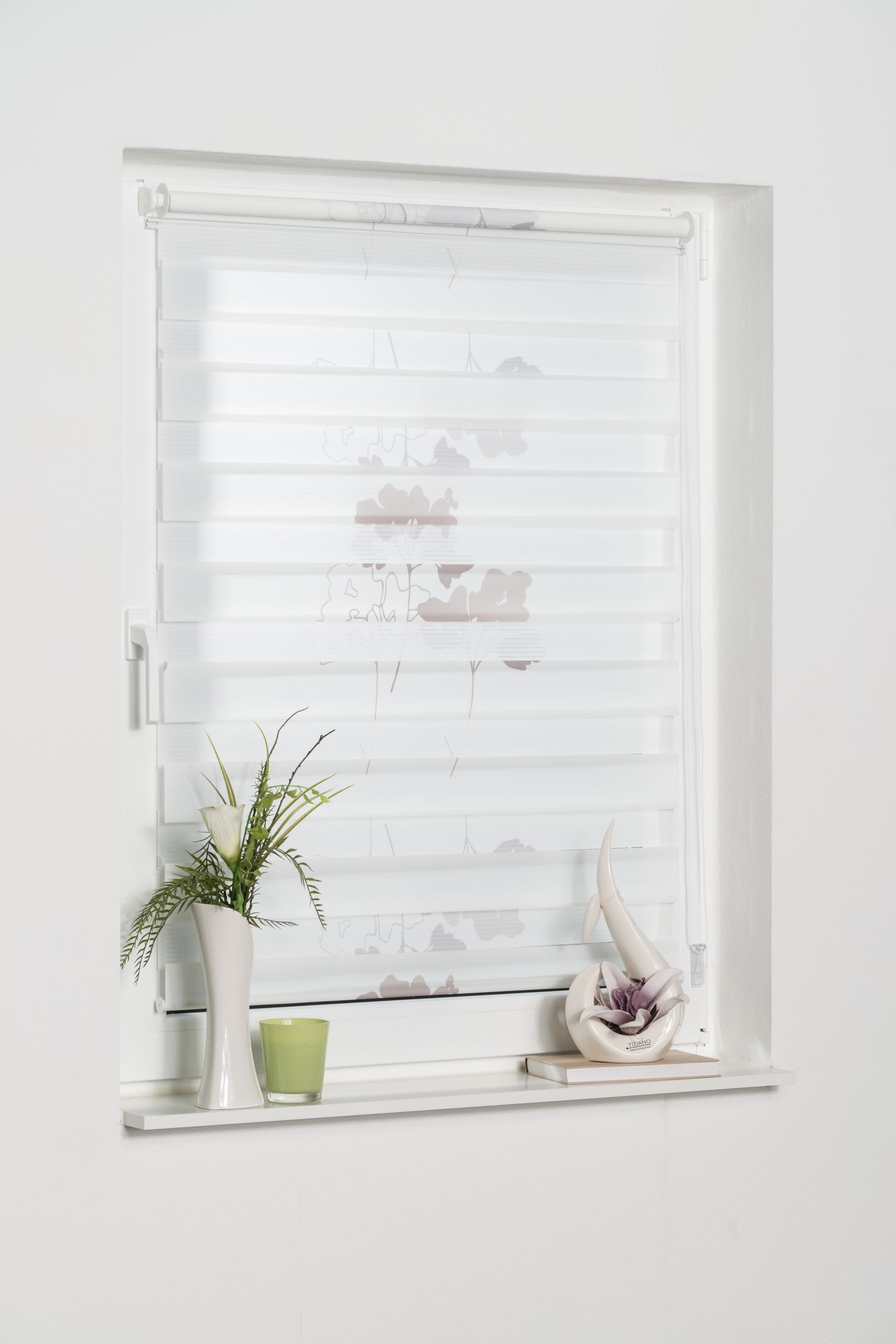 K-HOME Doppelrollo »Delphi« Lichtschutz ohne Bohren im Fixmass