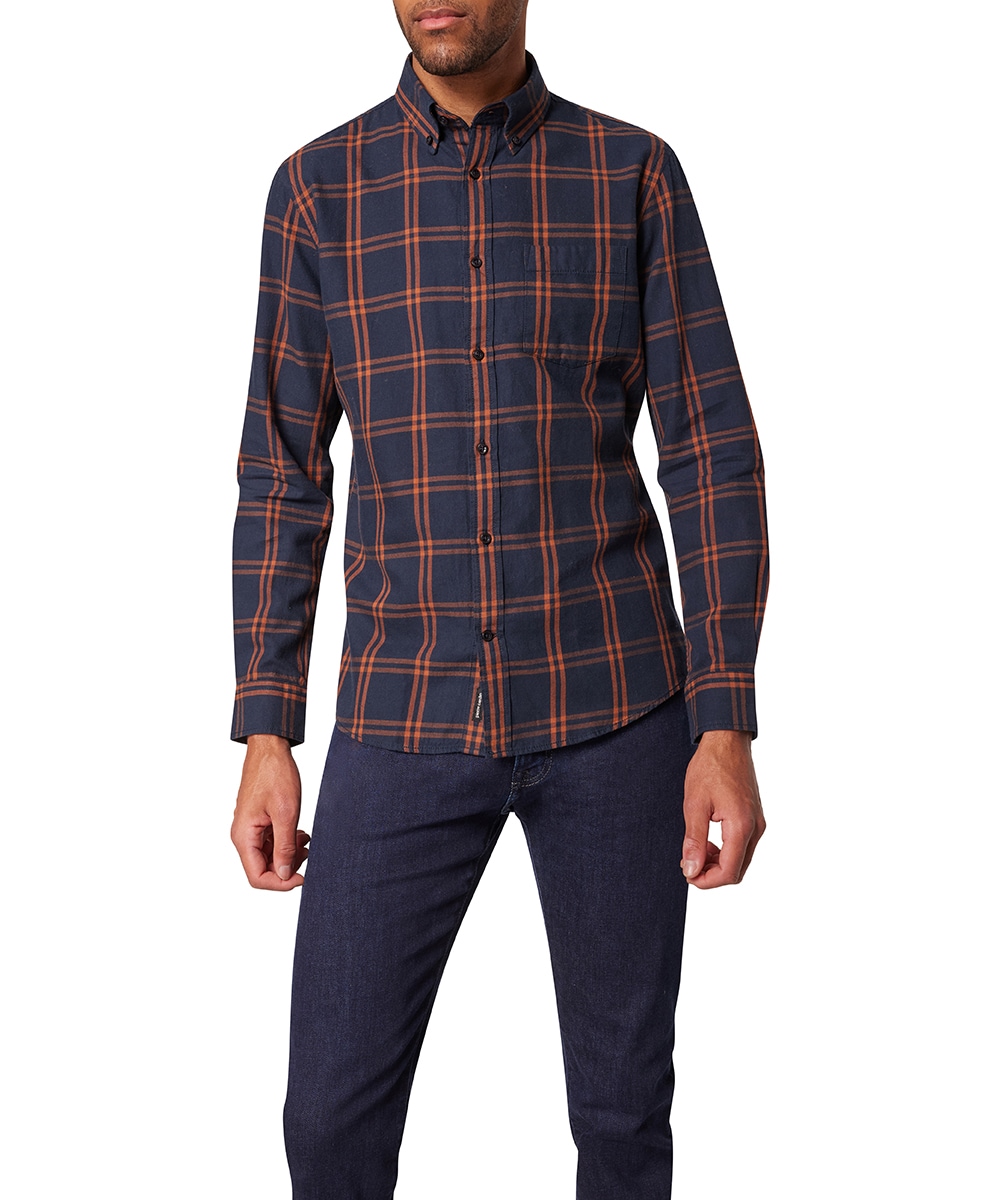 Karohemd, mit Button-down-Kragen, Modern Fit