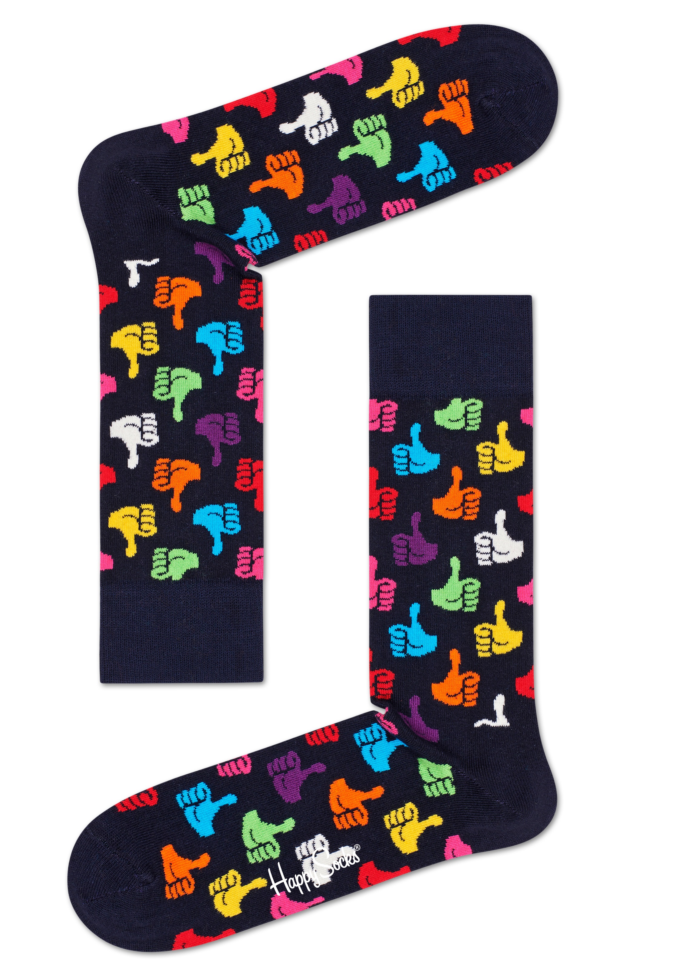 Image of Happy Socks Socken »Thumbs Up«, mit knalligen Daumen Hoch Motiven bei Ackermann Versand Schweiz