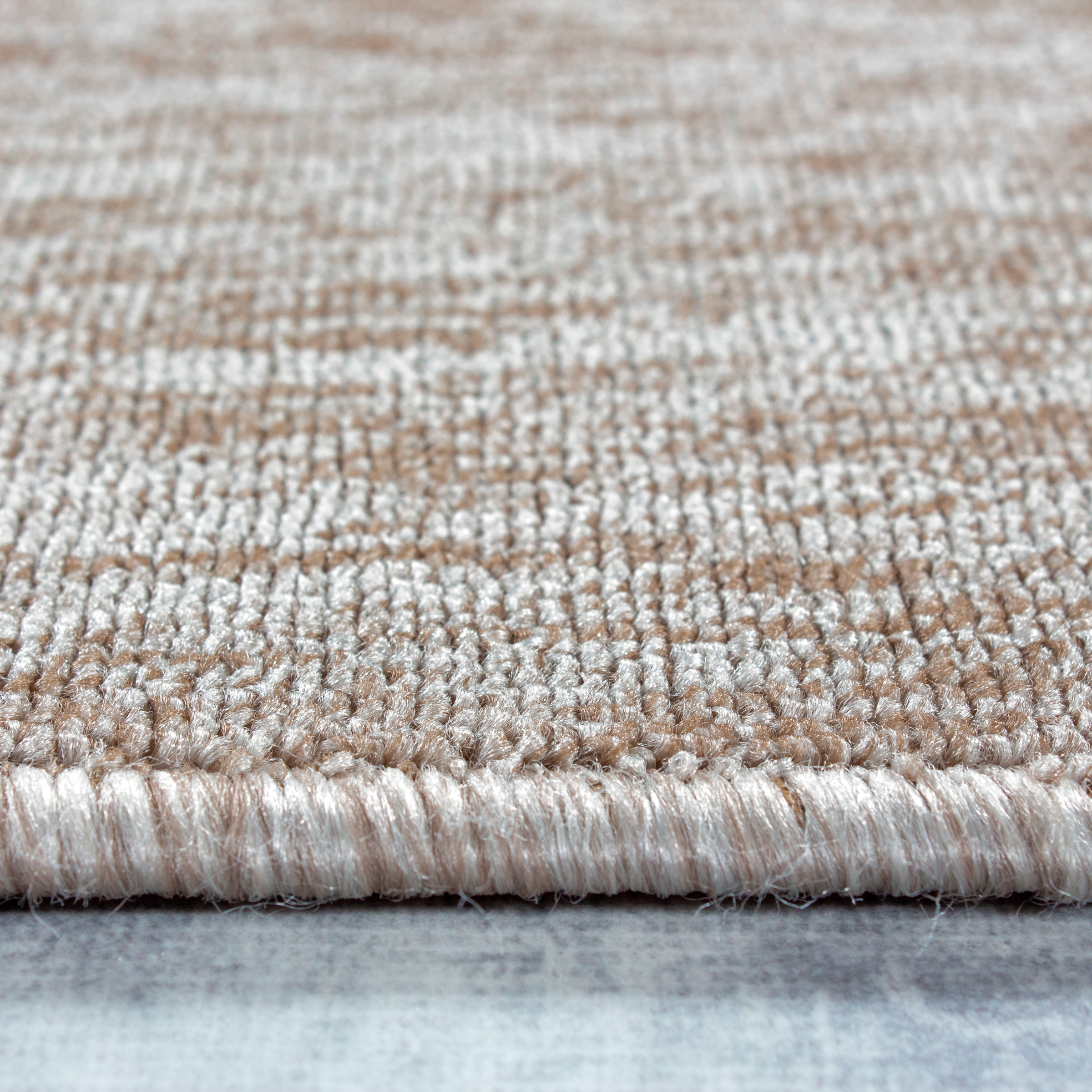 Ayyildiz Teppiche Teppich »Nizza 1800 Kurzflorteppich«, rund, 6 mm Höhe, pflegeleicht, leicht melierter Kurzflor, ringsum gekettelt, Wohnzimmer