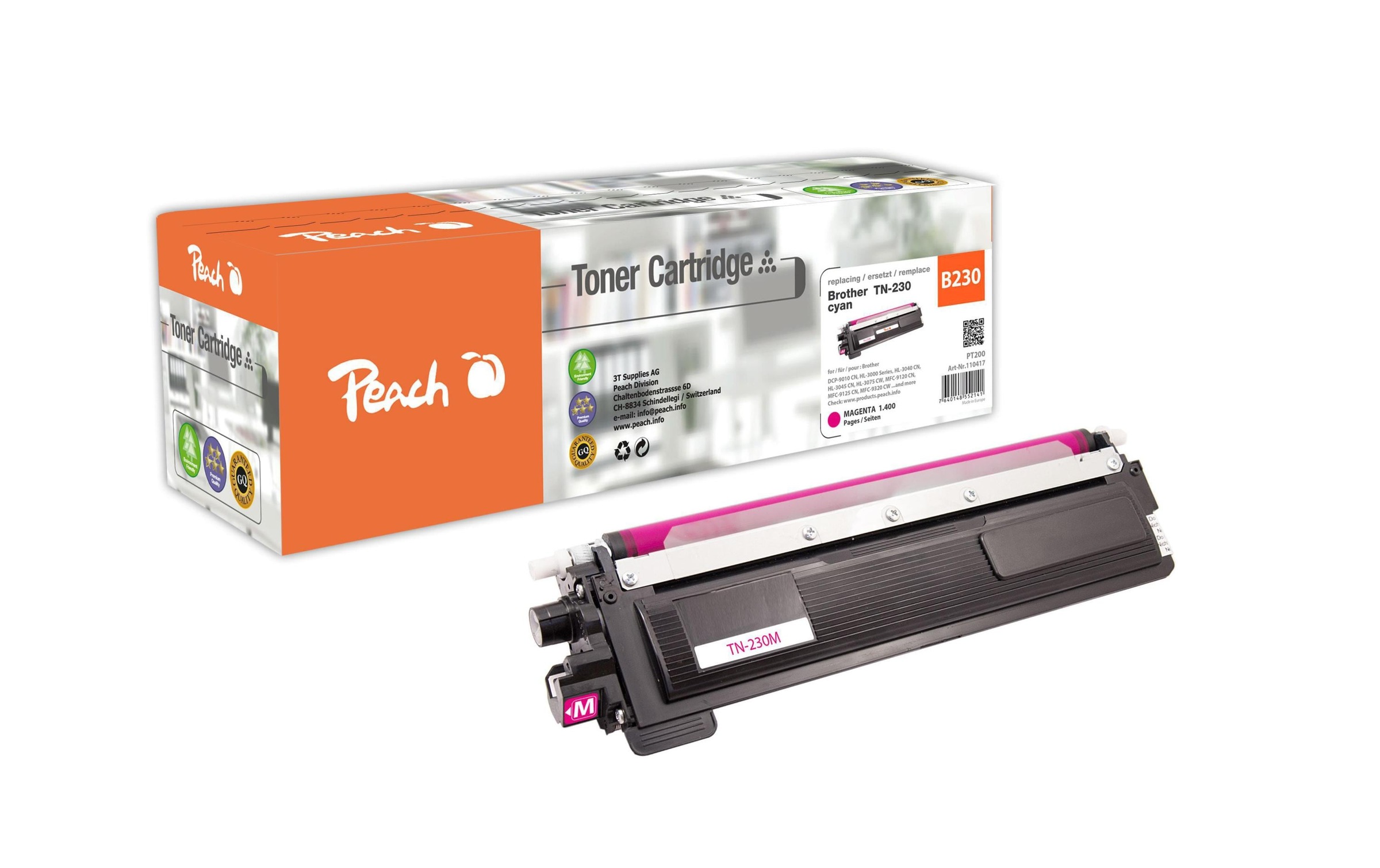 Image of Peach Tonerpatrone "Brother TN-230 Magenta"