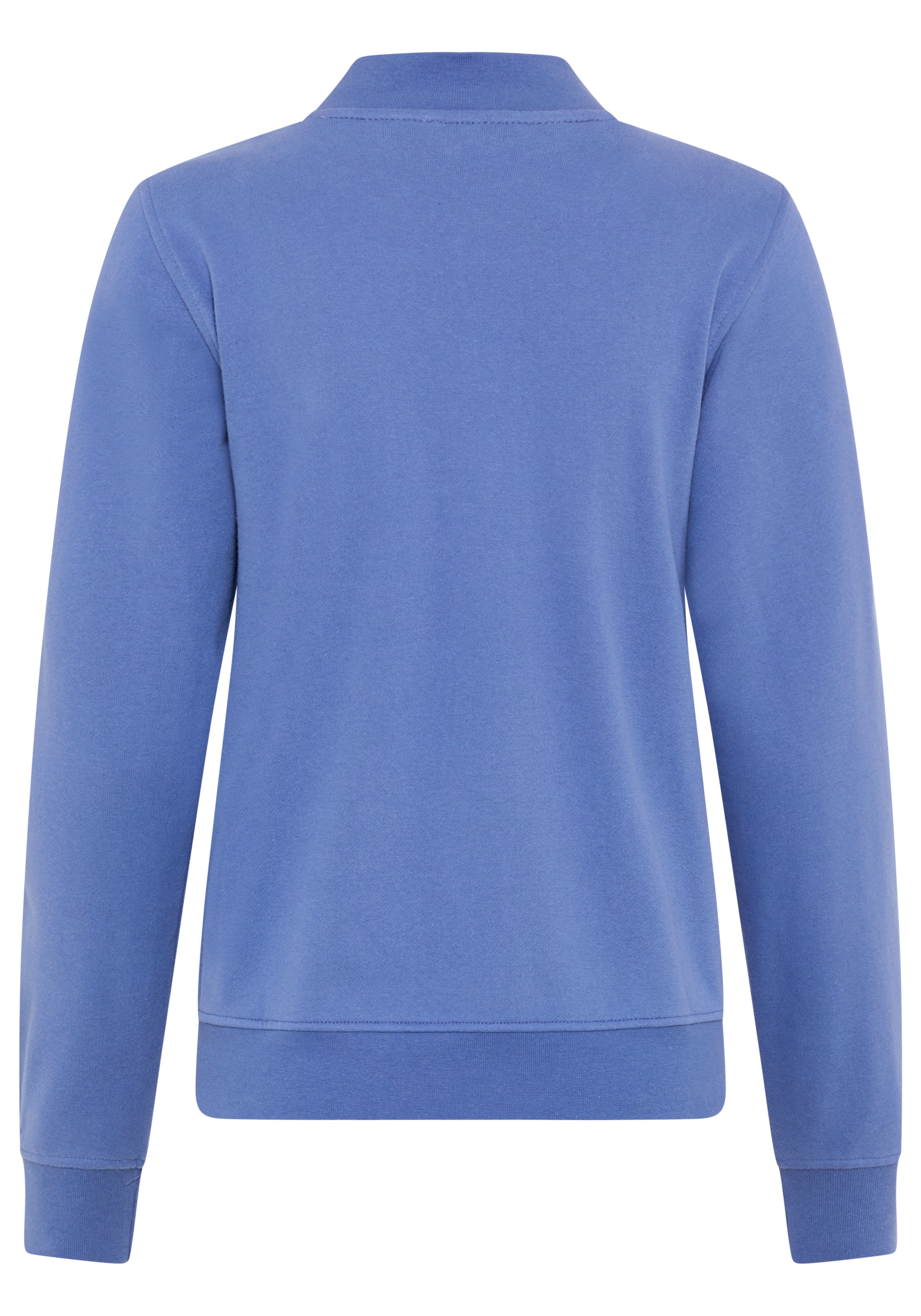 DELMAO Veste sweat in modischer Bomberjacken-Form