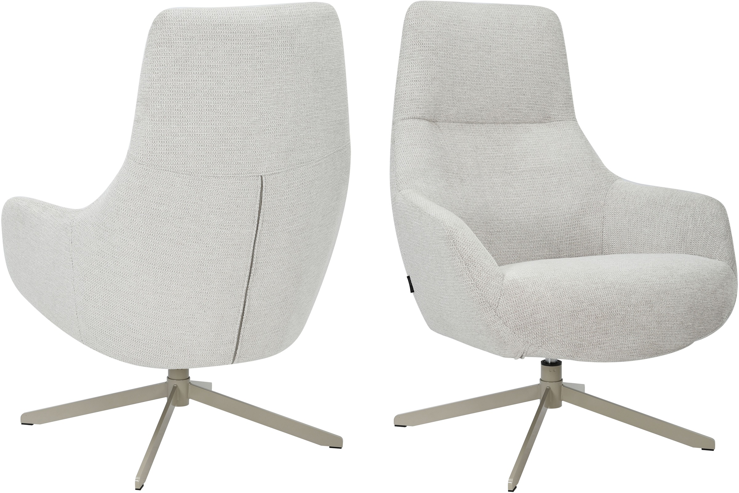 GOODproduct Fauteuil pivotant »CLARINDA moderner Ohrensessel drehbar, TV-Sessel, Relaxsessel« 360-Grad drehbar, robustes Metallgestell,