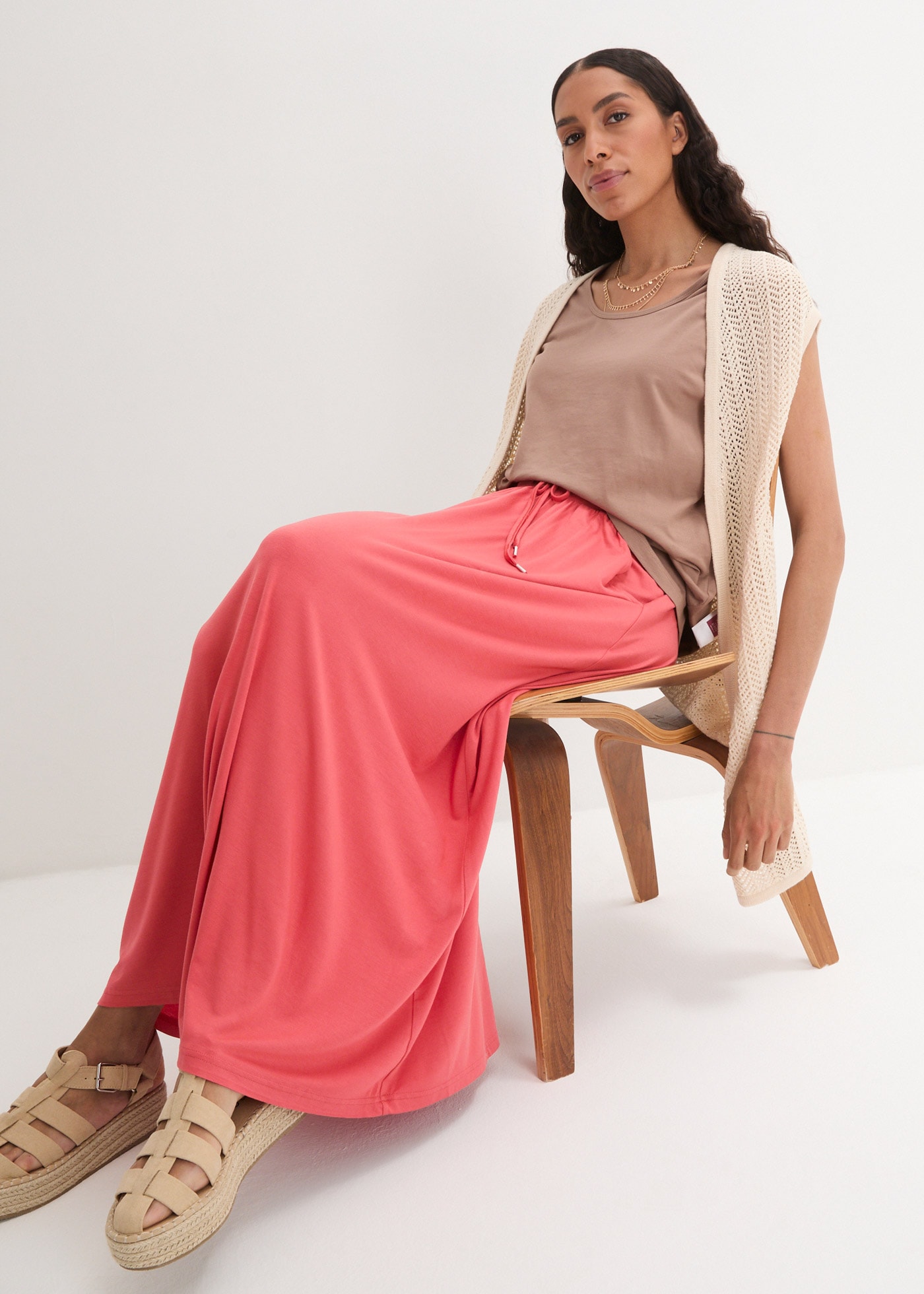 bonprix Jerseyrock »Jersey Rock aus Viskose-Mix« Jersey Rock aus Viskose-Mix