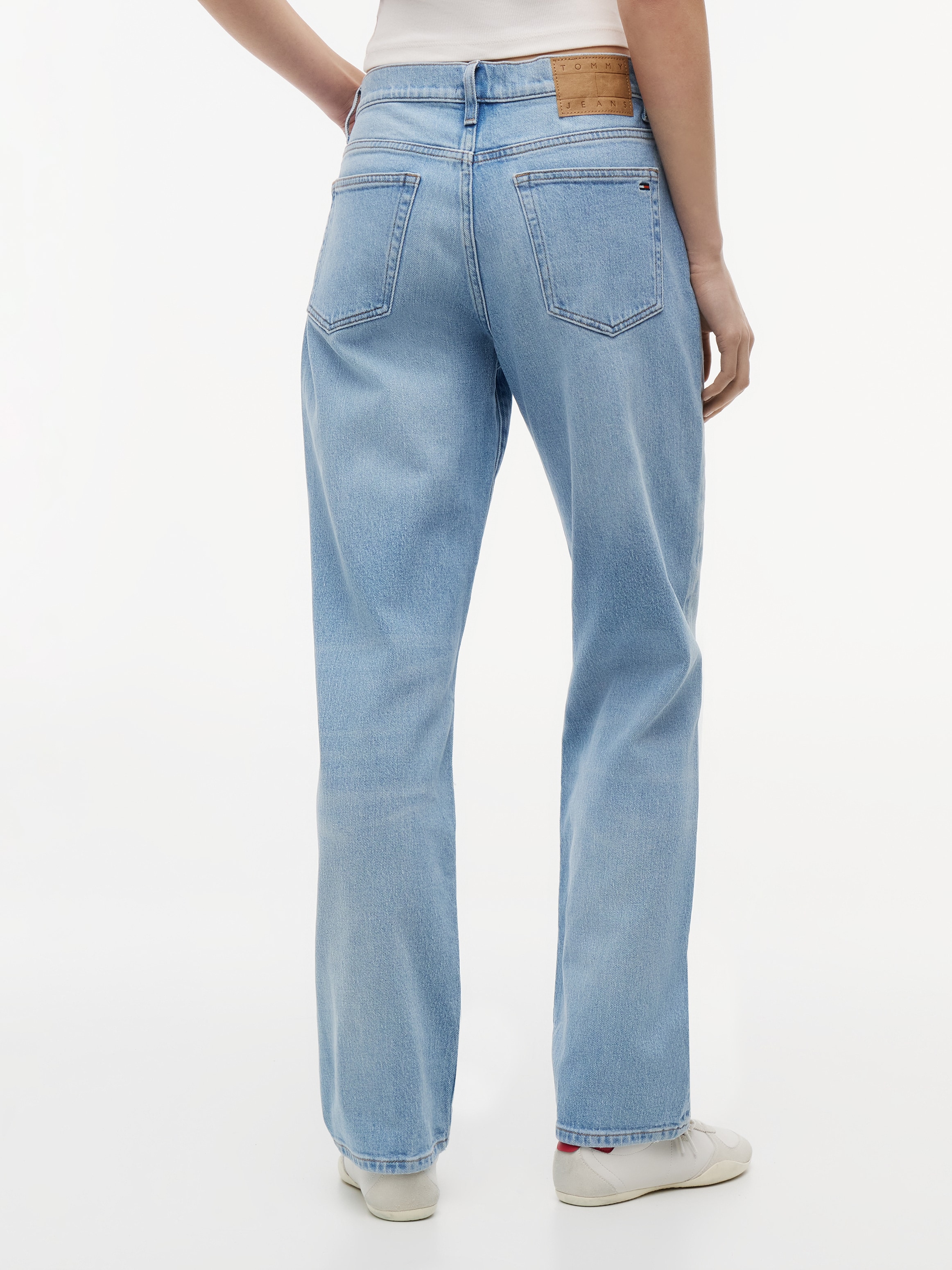 Tommy Jeans Straight-Jeans »KIRA MR SLIM STR BJ0111« Baumwollmischung, straight fit