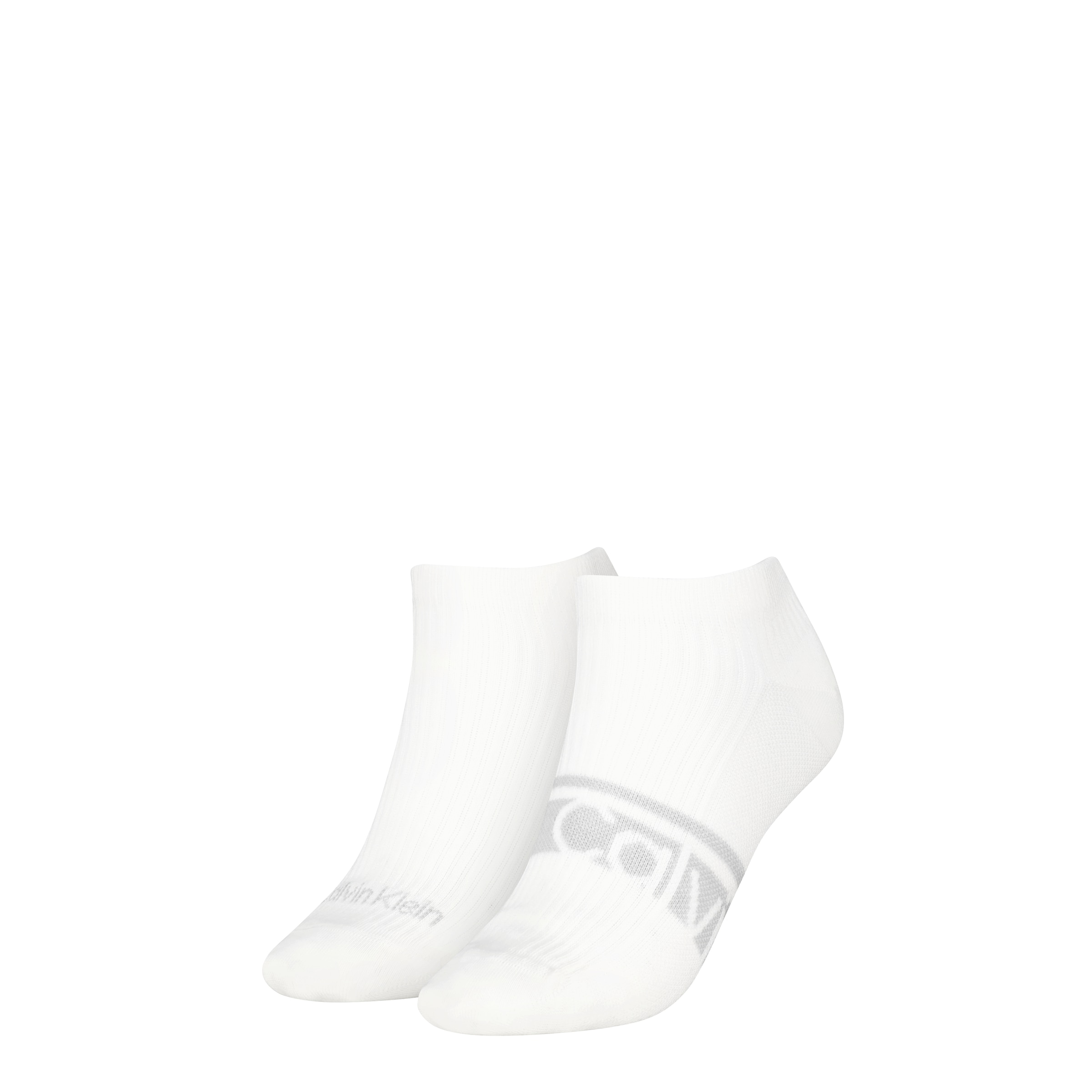 Calvin Klein Chaussettes de baskets »CK WOMEN SNEAKER LOGO STRIPE« 2 Paar,  mit Logoschriftzug, Cotton-Mix