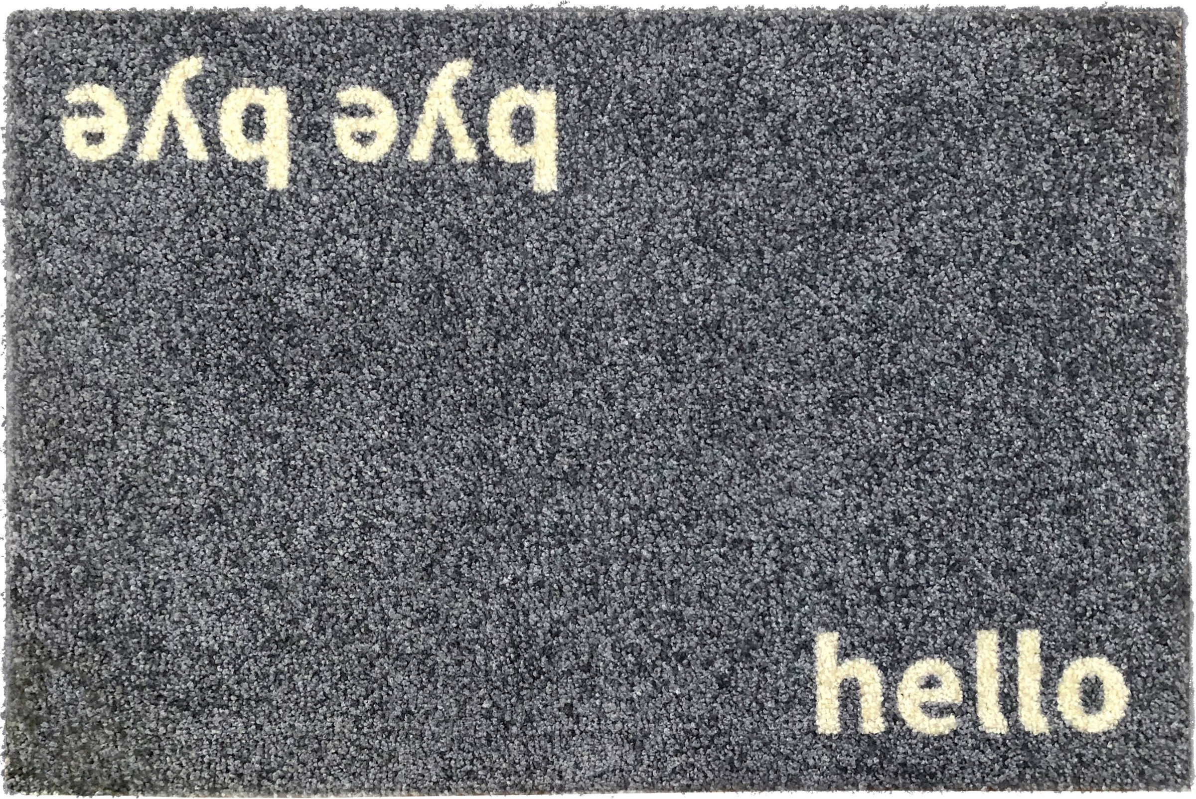 Image of my home Fussmatte »hello bye bye«, rechteckig, 5 mm Höhe bei Ackermann Versand Schweiz