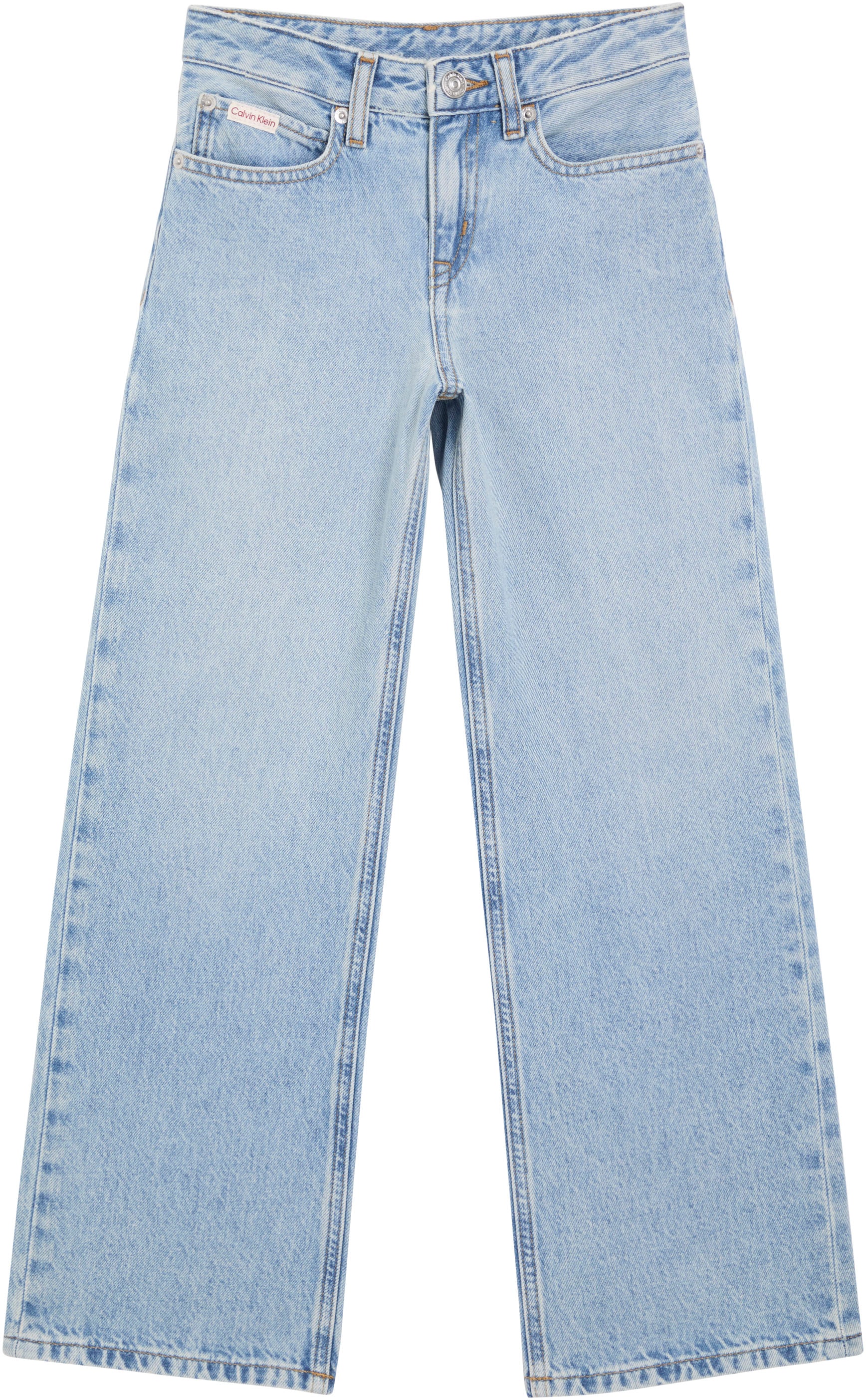 Calvin Klein Jeans Jeans large »WIDE LEG JEANS« Regular fit pour enfants avec poches pratiques