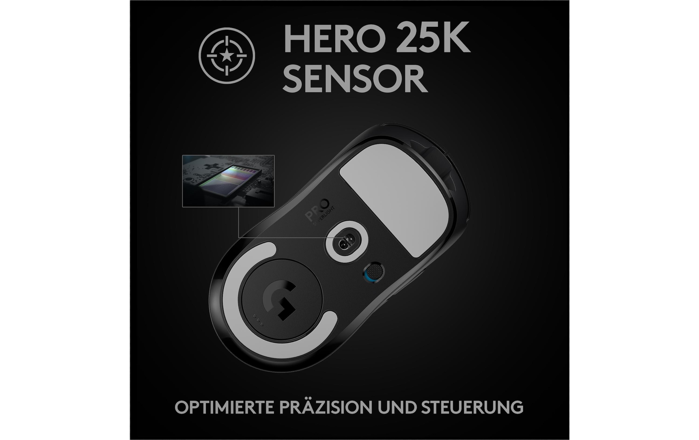 Logitech Gaming-Maus »Logitech Pro X Superlight schwarz«, kabellos
