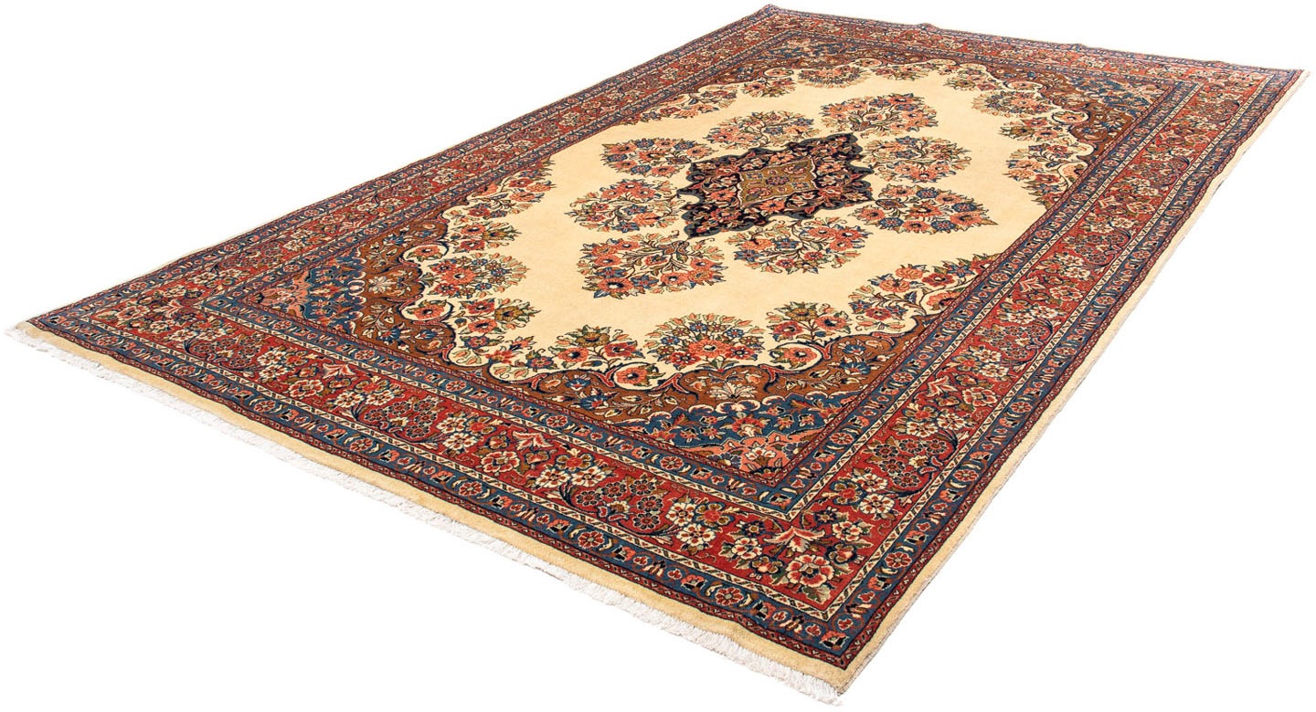 Image of morgenland Orientteppich »Perser - Royal - 318 x 204 cm - beige«, rechteckig, 10 mm Höhe, Wohnzimmer, Handgeknüpft, Einzelstück mit Zertifikat bei Ackermann Versand Schweiz