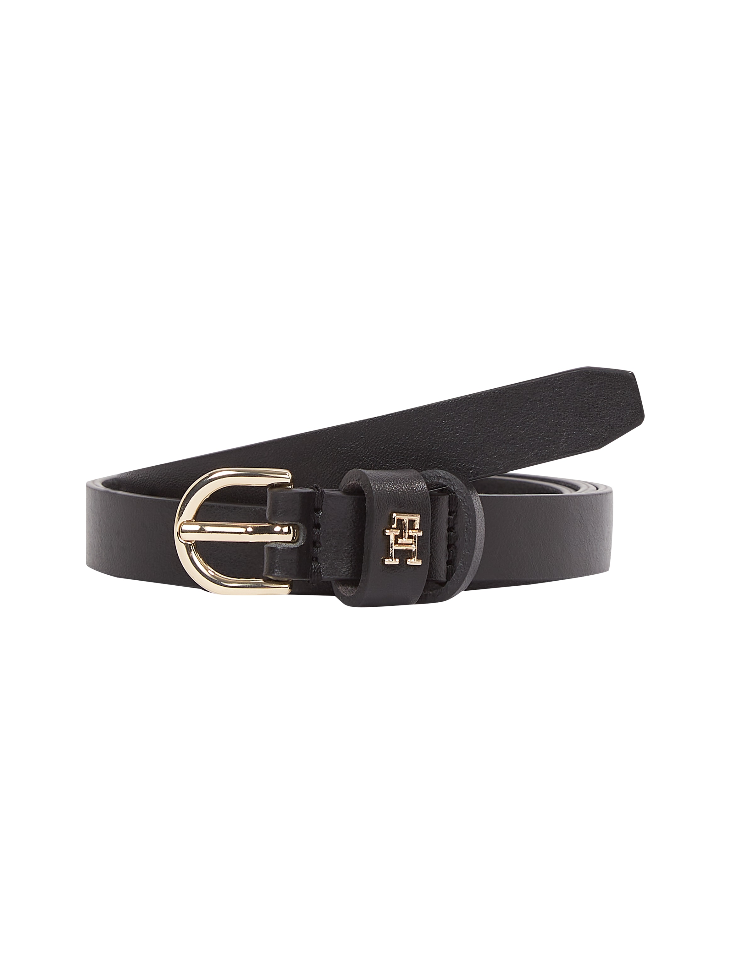 Image of Tommy Hilfiger Ledergürtel "ESSENTIAL EFFORTLESS 1.5" Ovale Einfachdornschliesse, Logoemblem