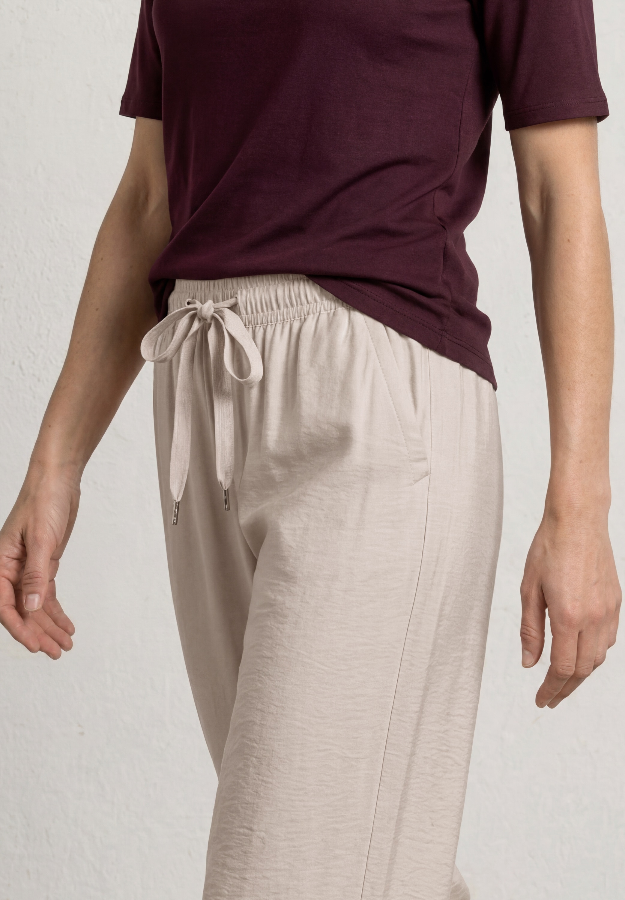 STREET ONE Pantalon en tissu »Style Emee«  Sommerhose vim Loose Fit