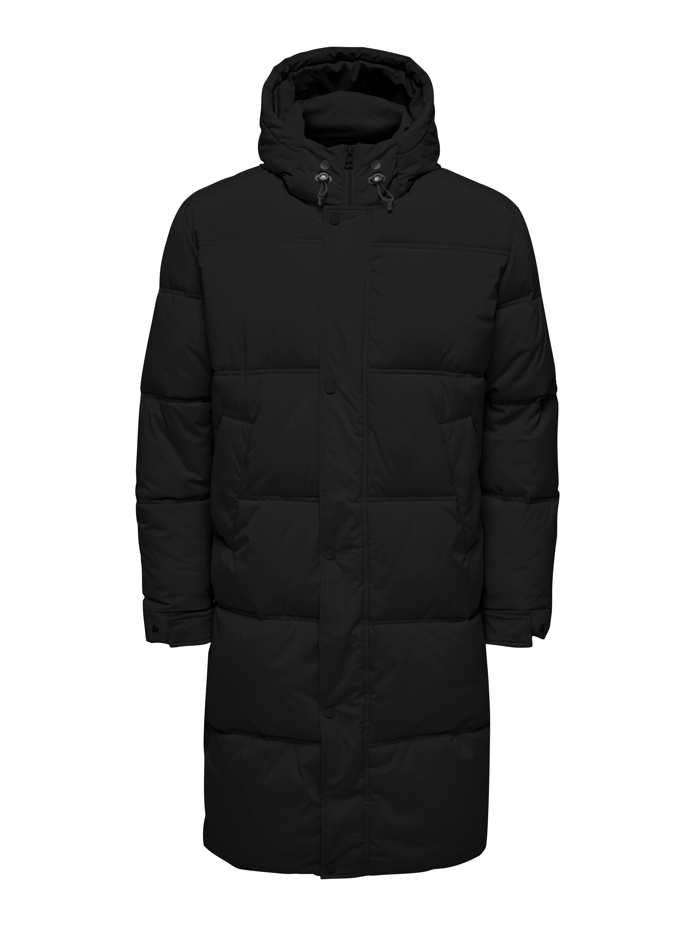 ONLY & SONS Steppjacke »ONSSEUL LONG PUFFER OTW« mit Kapuze