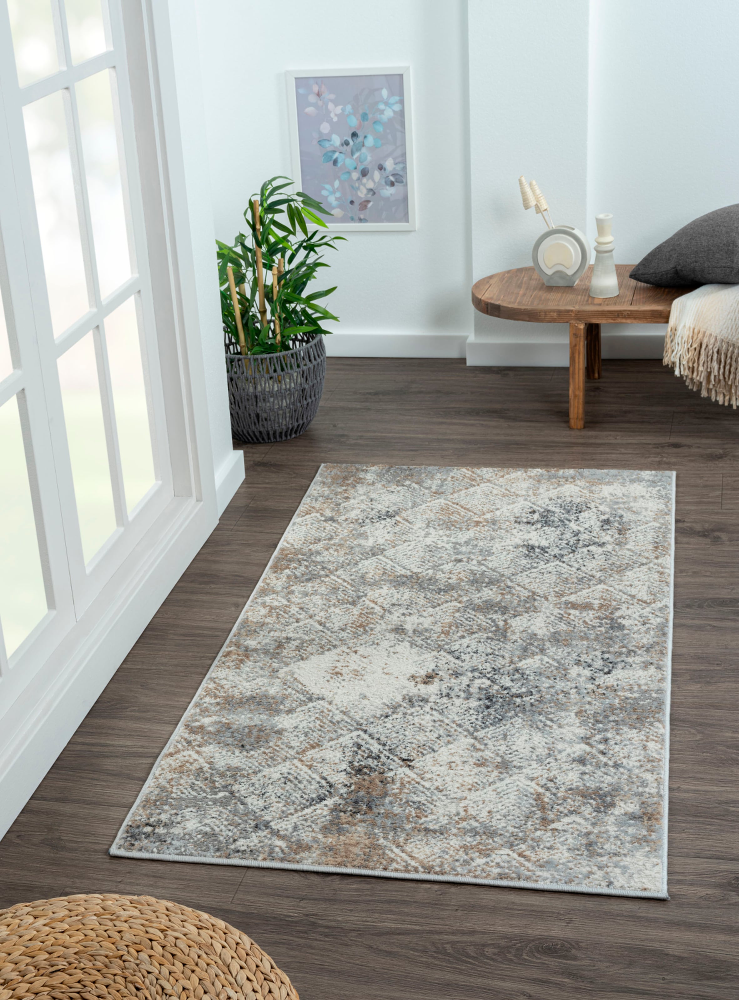 Myflair Möbel & Accessoires Teppich »My Heart« rechteckig 8 mm Höhe Kurzflor, Scandi-Design, besonders weich durch Microfaser