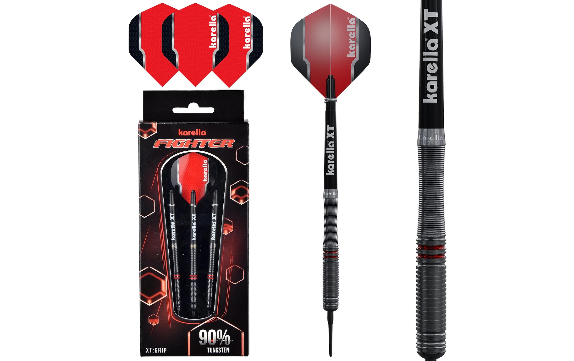 Karella Dartpfeil »Softdart Fighter 18g, 3 Stück«