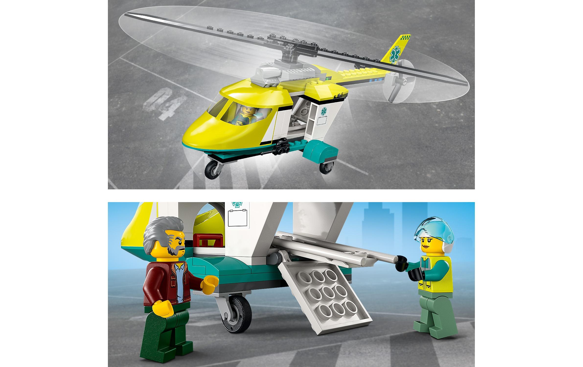 LEGO® Spielbausteine »Hubschrauber Transporter«, (215 St.)