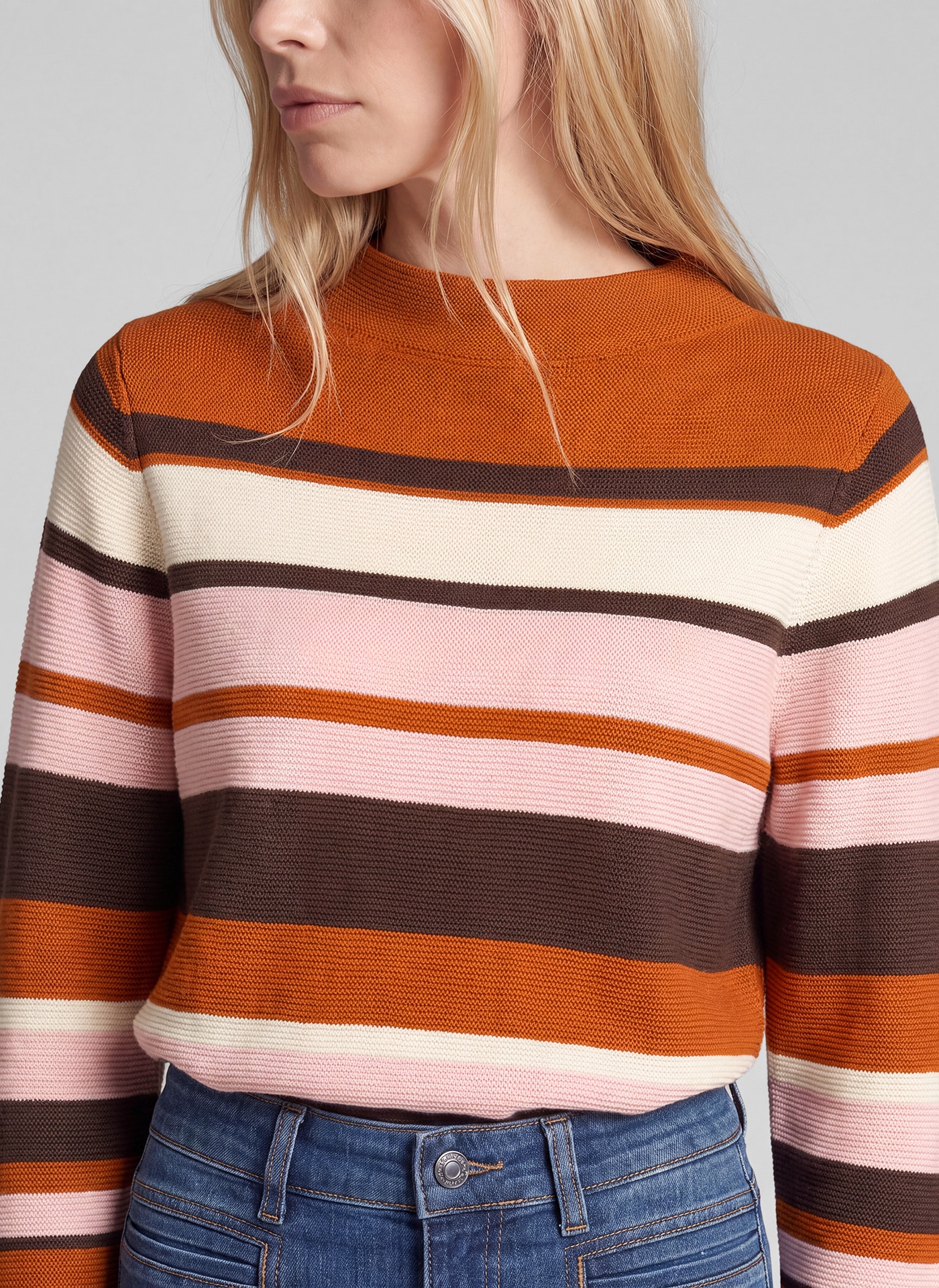 Rabe Strickpullover im Streifen-Design