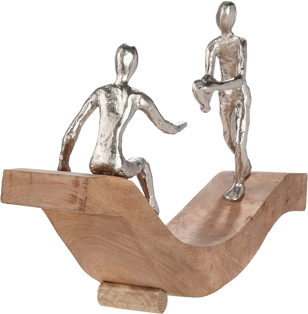 GILDE Sculpture »Skulptur Catch my heart naturfarben« amour romantisme couple affection émotion complicité