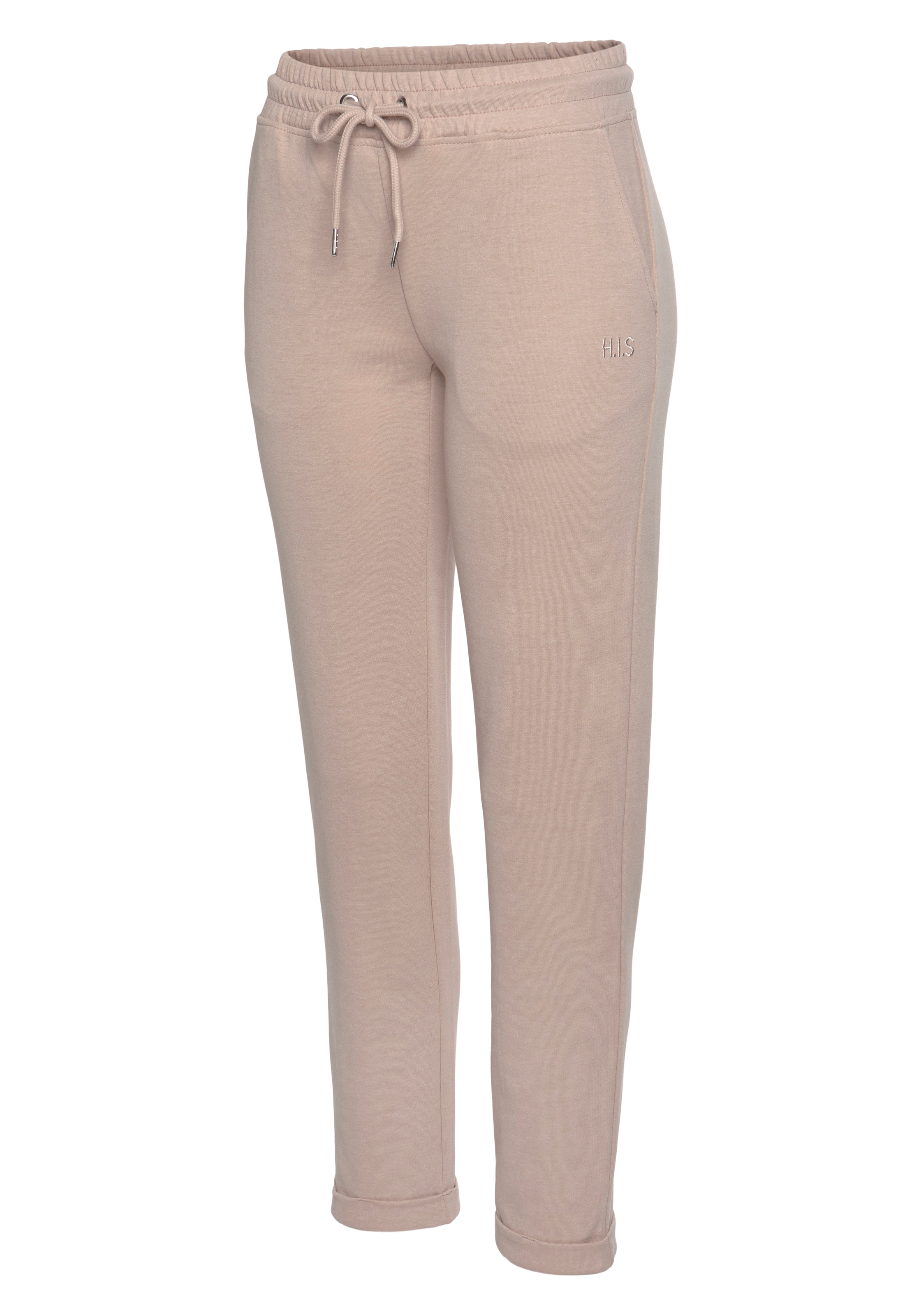 H.I.S Sweathose, Schlupfhose mit kleinem Aufschlag am Saum, Loungewear