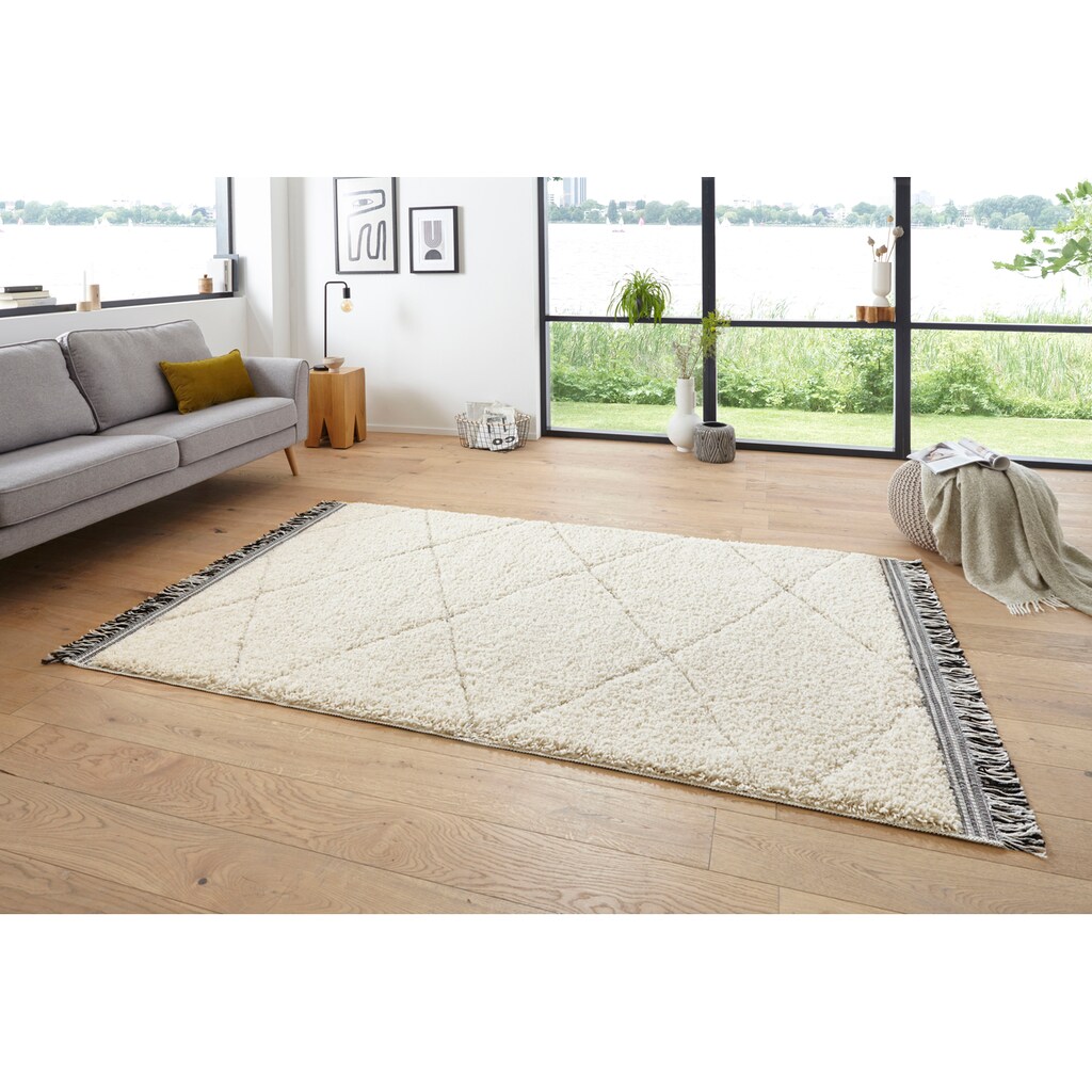 HANSE Home Hochflor-Teppich »Danaki«, rechteckig