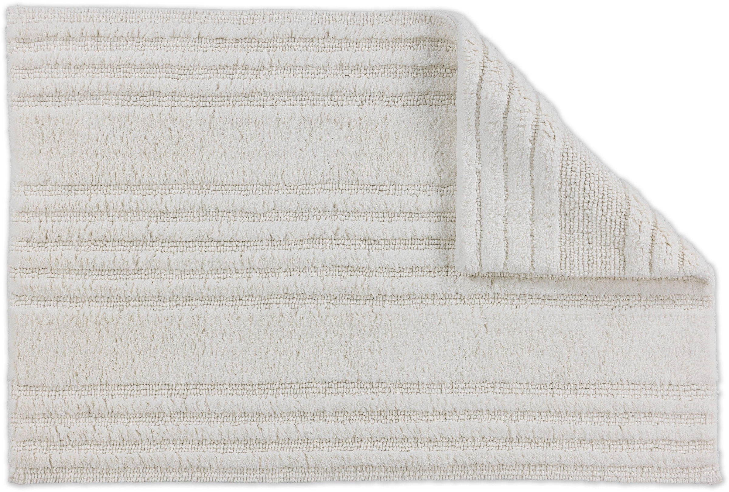 SCHÖNER WOHNEN-Kollektion Badematte »Bahamas Streifen«, fussbodenheizungsgeeignet-beidseitig nutzbar, waschbar, Streifen Design, Badezimmerteppich, Baumwolle