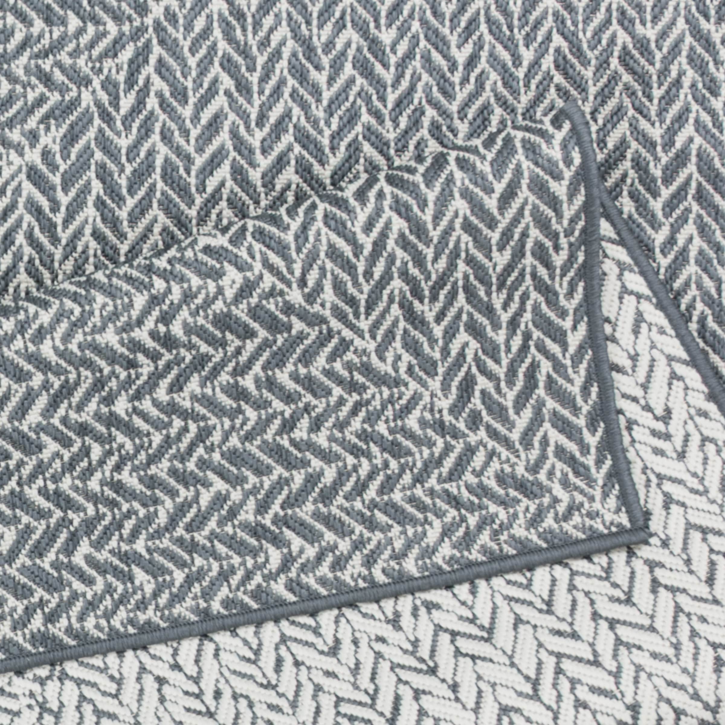 GOODproduct Teppich »Matts Wende-Teppich in Strick-Optik auch für Balkon und Terrasse« rechteckig 5 mm Höhe In- und Outdoor geeignet, Wetterfest & UV-beständig,