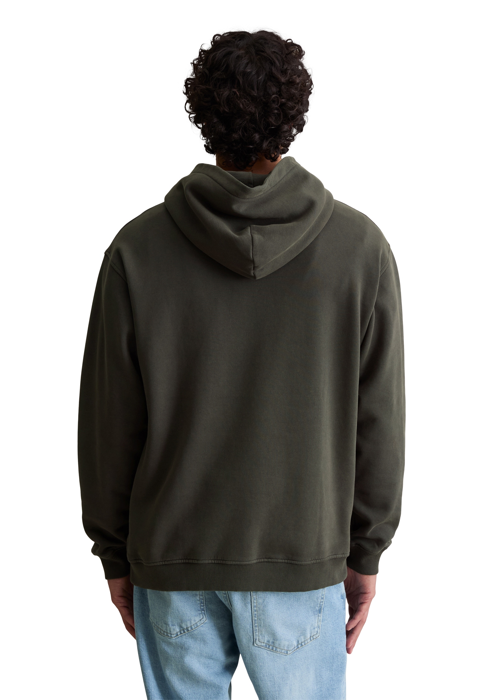 Marc O'Polo DENIM Hoodie, relaxed fit, Kängurutasche, Logoschriftzug