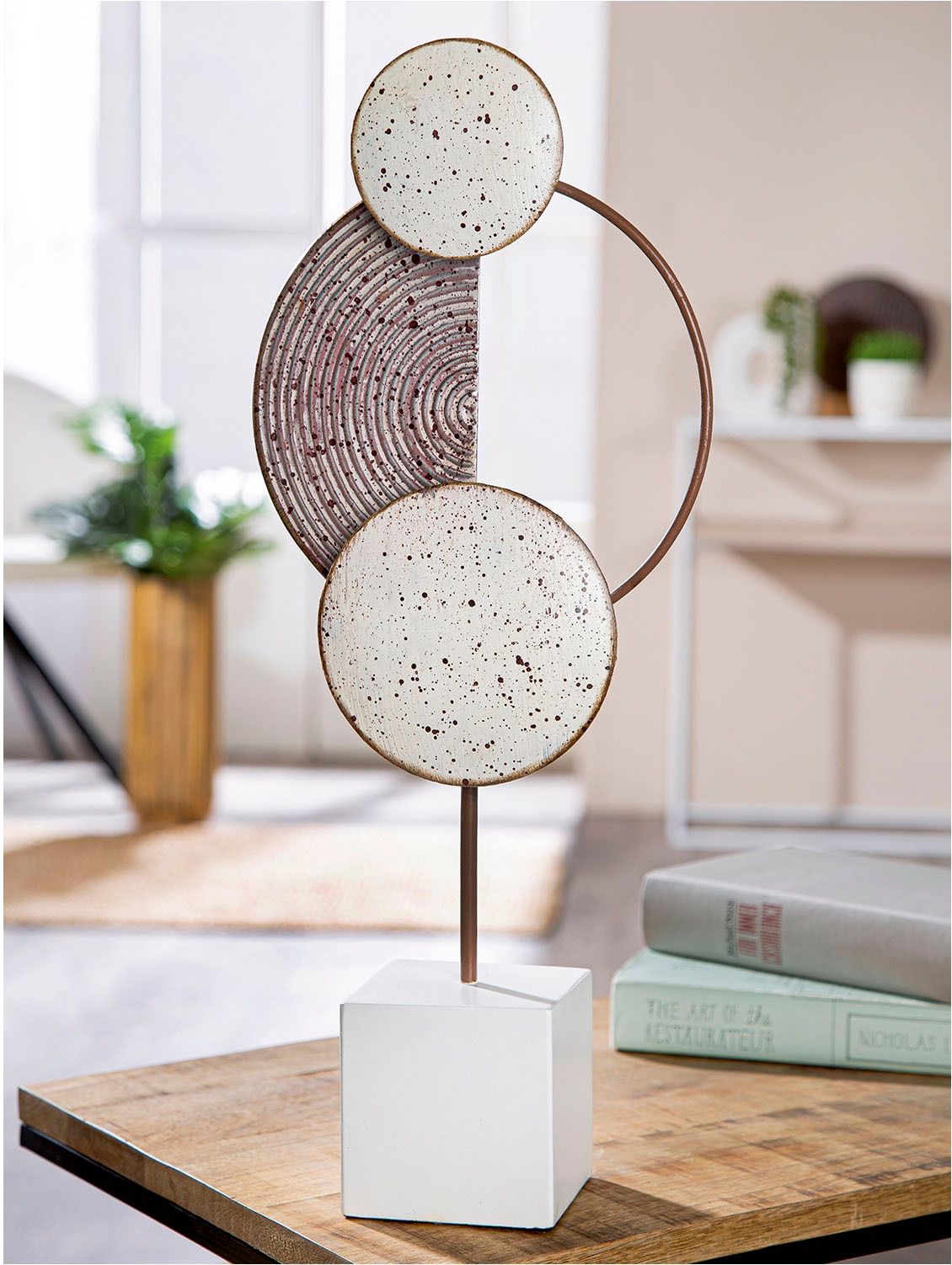 Casablanca by Gilde Dekoobjekt »Standrelief Ermelo weiss H. 49,5 cm«