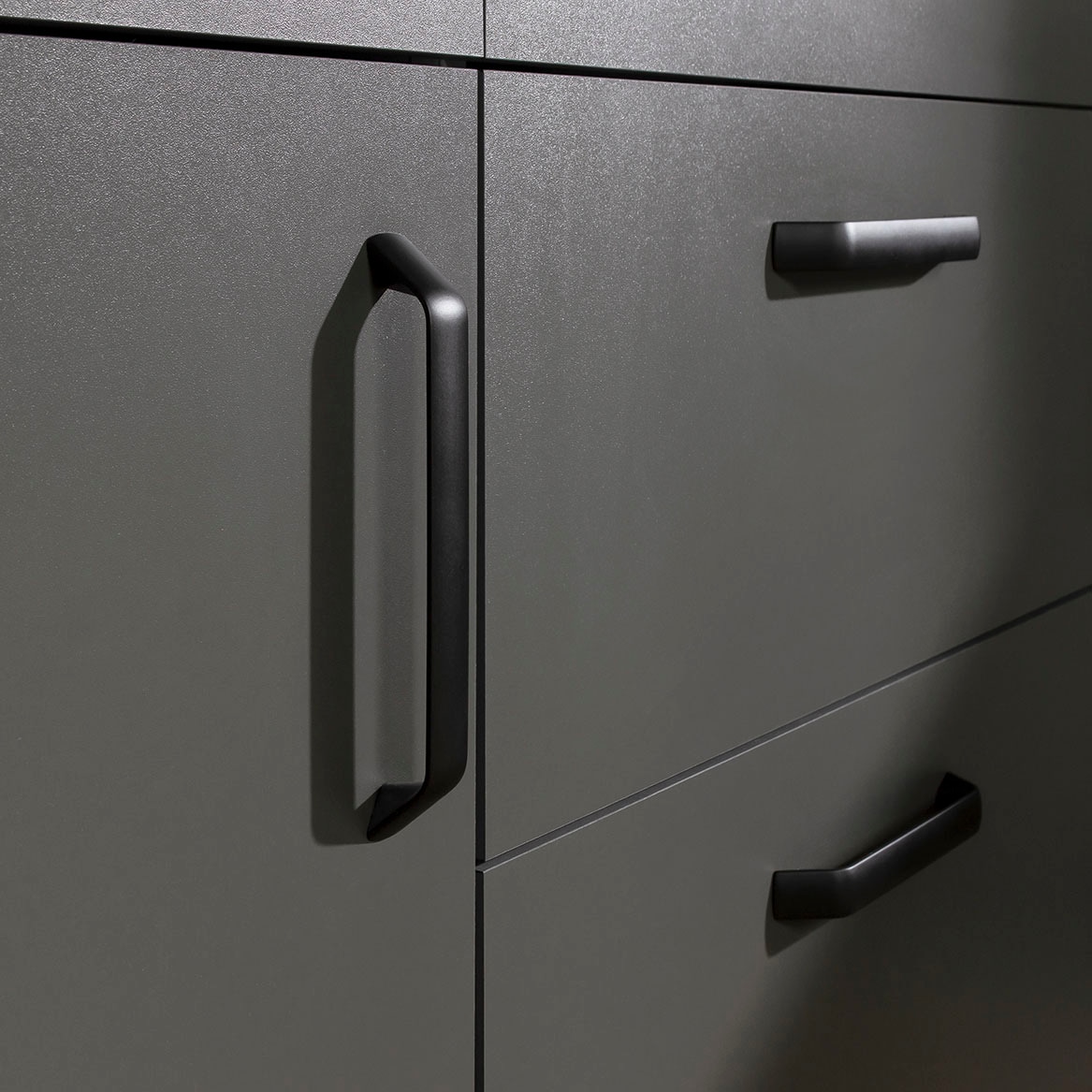 wiho Küchen Winkelküche »"Simi", mit verstellbaren Füssen, wahlweise mit E-Geräten« Soft-Close-Funktion in Schubkästen & Auszügen, Stellbreite 285/175 cm