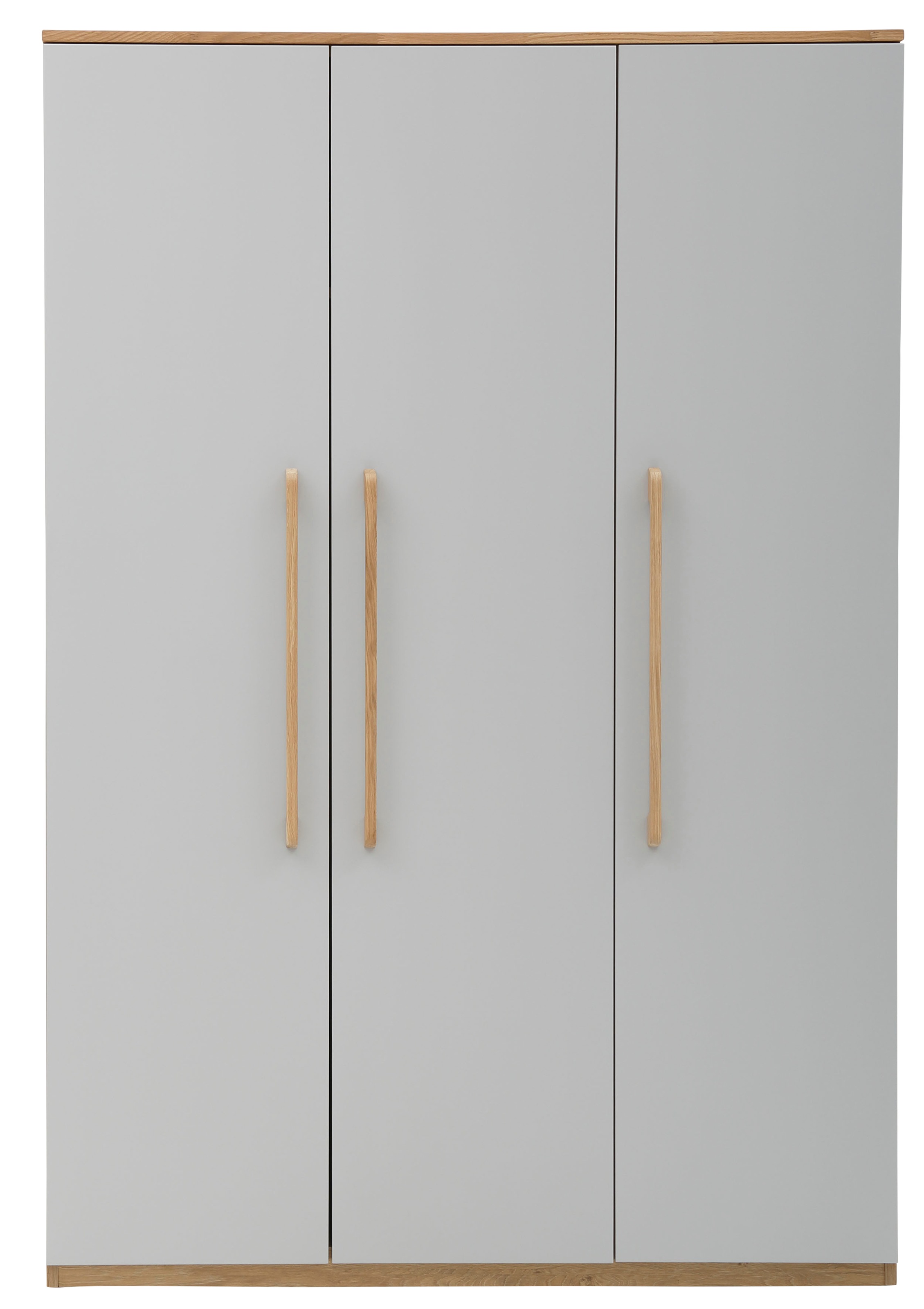 Image of Lüttenhütt Kinderkleiderschrank »Lauris, grau/eiche«, FSC®-Holz aus gewissenhaft bewirtschafteten Wäldern bei Ackermann Versand Schweiz