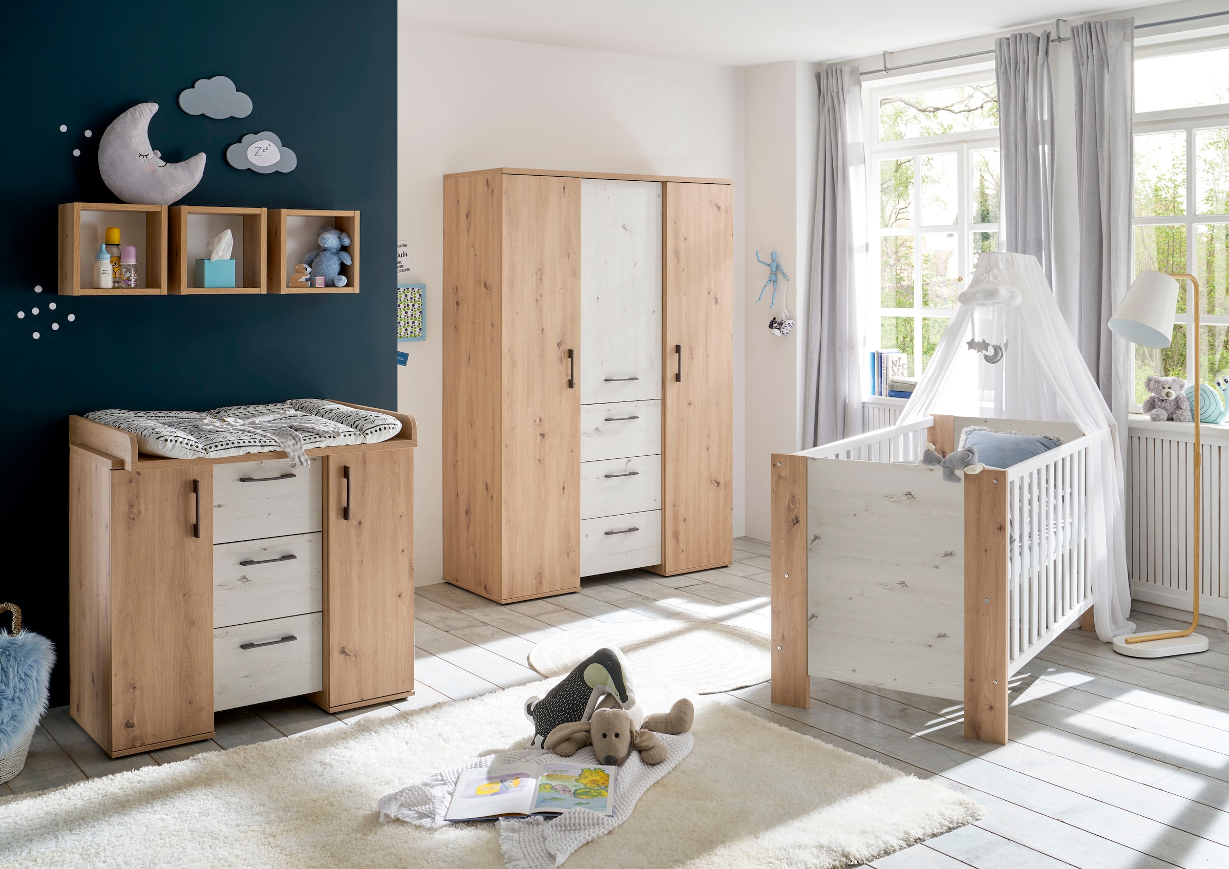 Mäusbacher Kinderregal »Micha« Set, 3 Stk. tlg. Ablageregal