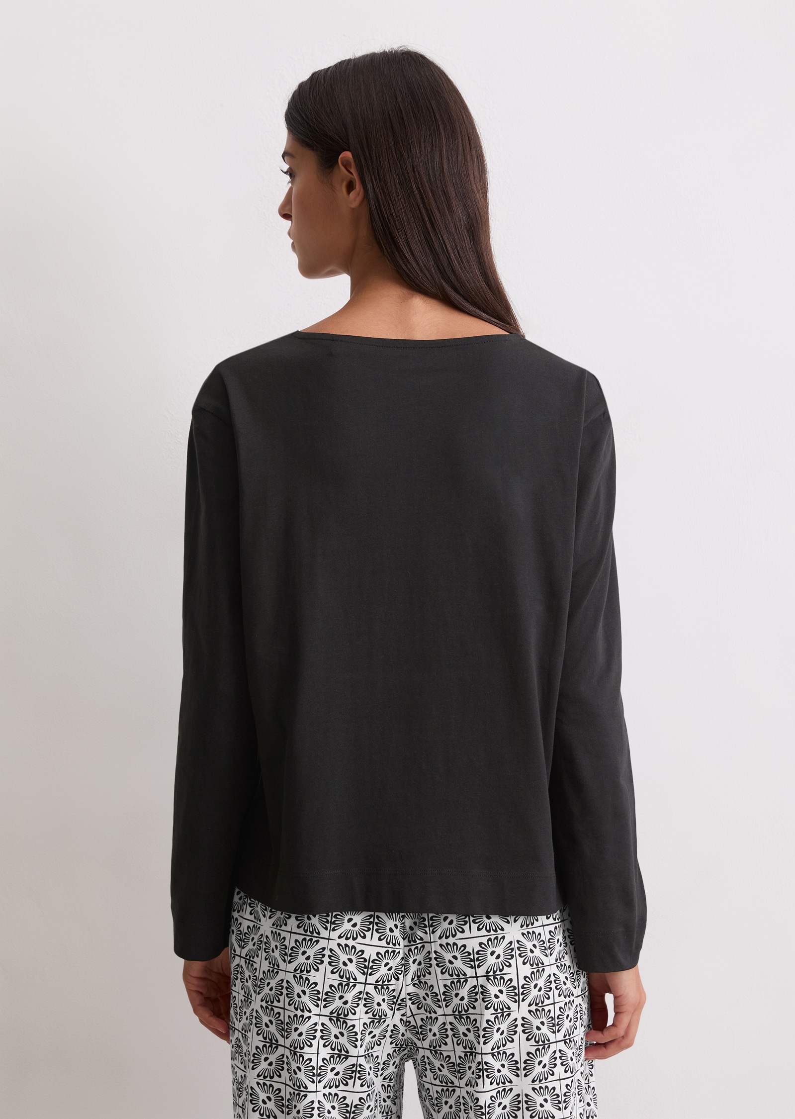 Marc O'Polo Langarmshirt »Mix N Match Cotton Jersey«, Langarm, Baumwolle, atmungsaktiv, weich