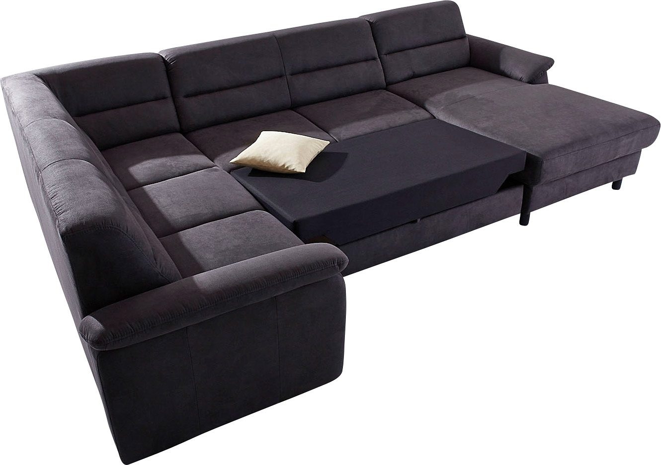 sit&more Wohnlandschaft »Top Ascara U-Form«, inklusive Boxspring/Federkern-Polsterung, wahlweise mit Bettfunktion