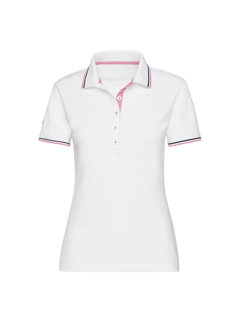 Trigema Poloshirt »TRIGEMA Slim Fit Poloshirt mit kontrastfarbigen Akzenten« 1 Stk.