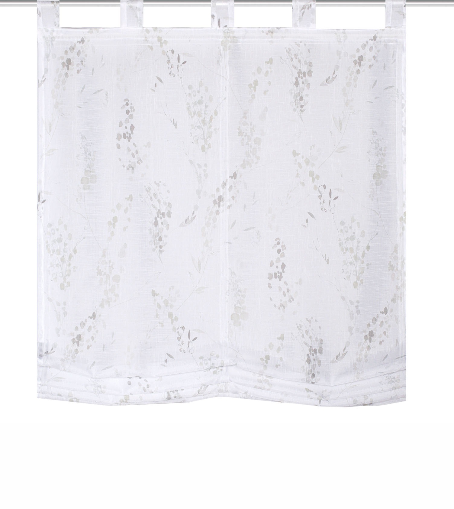 Image of HOME WOHNIDEEN Raffrollo »NELINA«, mit Schlaufen, freihängend, Schlaufenrollo bedruckt bei Ackermann Versand Schweiz