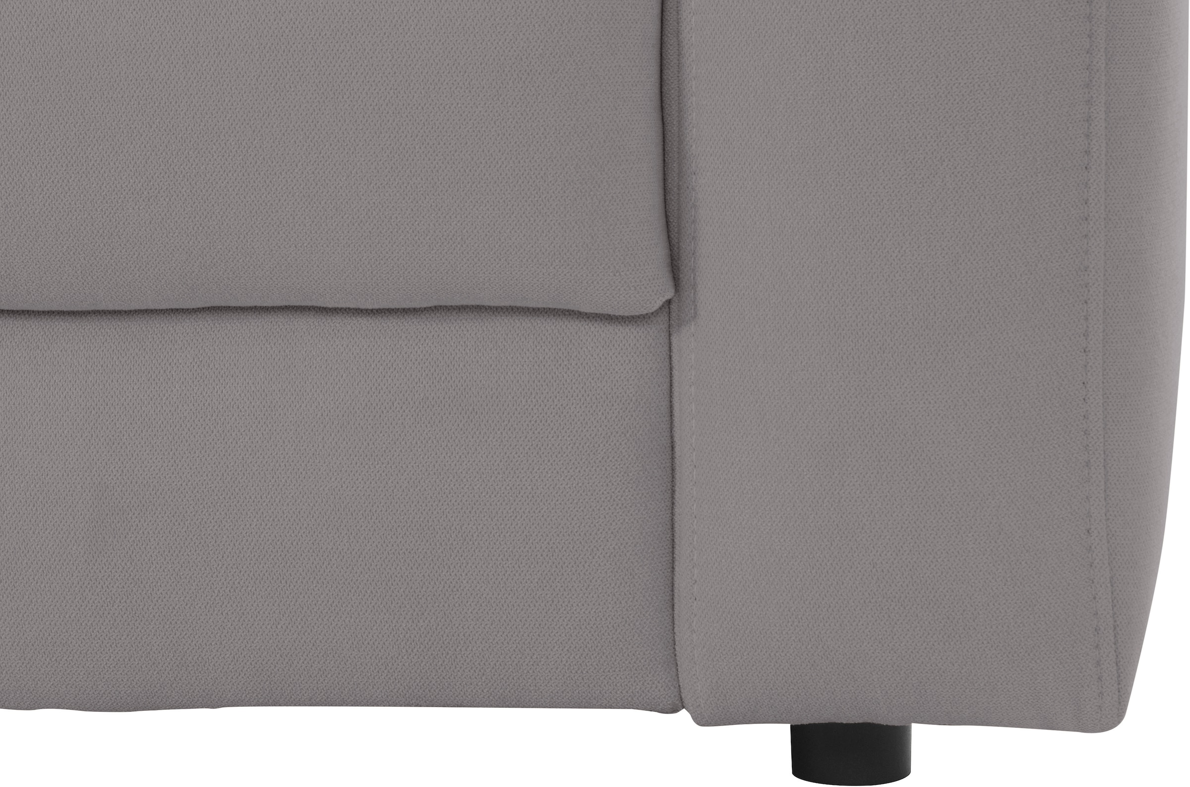 Home affaire Ecksofa »Bloomfield, elegant, viel Platz, Mega Couch, Breite 303cm, L-Form« extra tiefe Sitzfläche, wahlweise mit Sitztiefenverstellung
