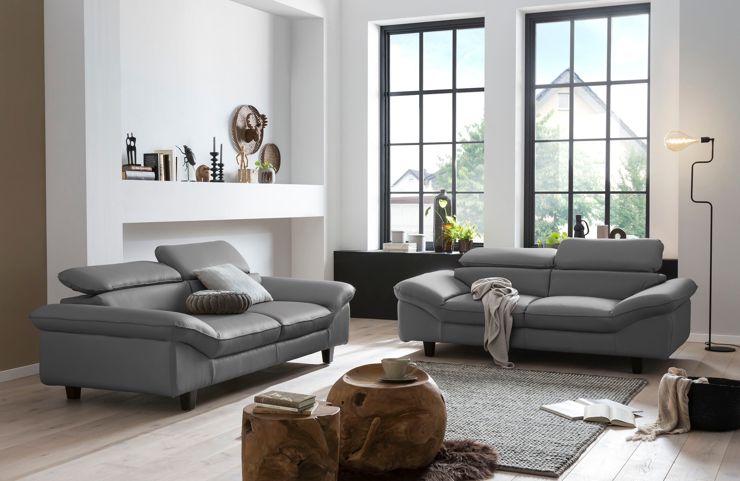 Home affaire 3-places »Pilot« Big-Sofa mit Kopfteilverstellung