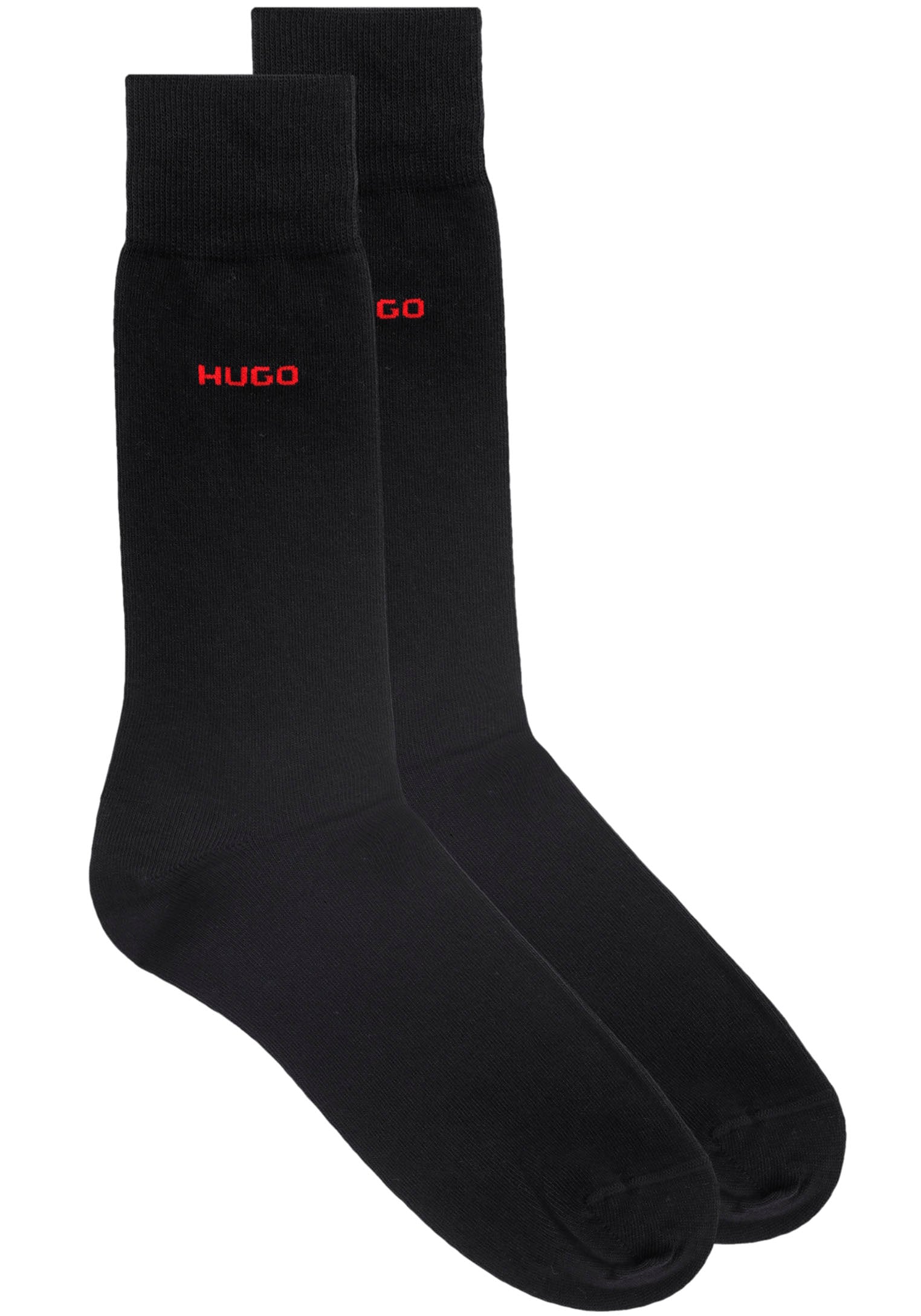 HUGO Underwear Chaussettes d'affaires »2P RS UNI CC« Packung, 2er Pack, 2 Couple tlg. mit kontrastfarbenem HUGO Logo-Schriftzug