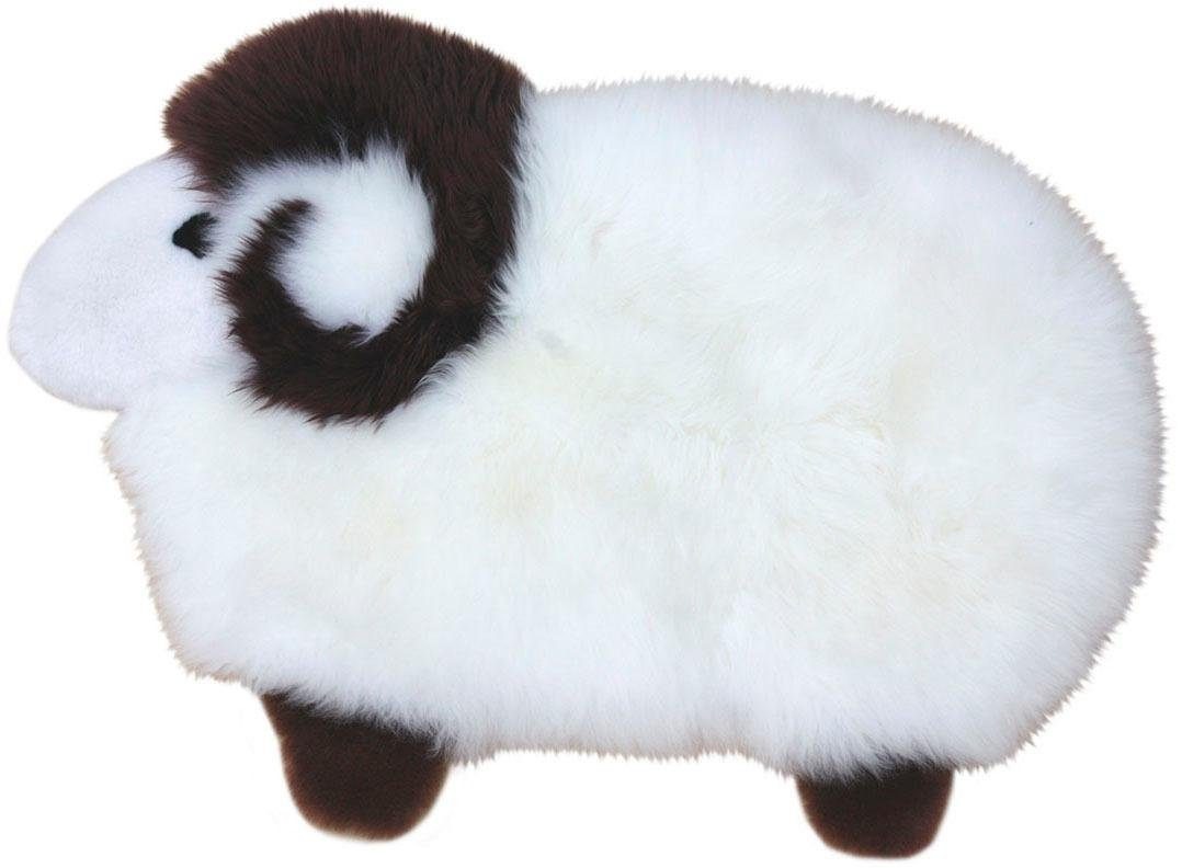 Image of Heitmann Felle Fellteppich "Sheep" Motivform 40 mm Höhe Kinderteppich, Kissen, Motiv Schaf, echtes Lammfell, in 2 Grössen
