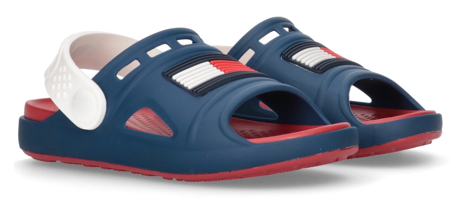 Tommy Hilfiger Badesandale »COMFY«, Sommerschuh, mit grossem Markenlogo