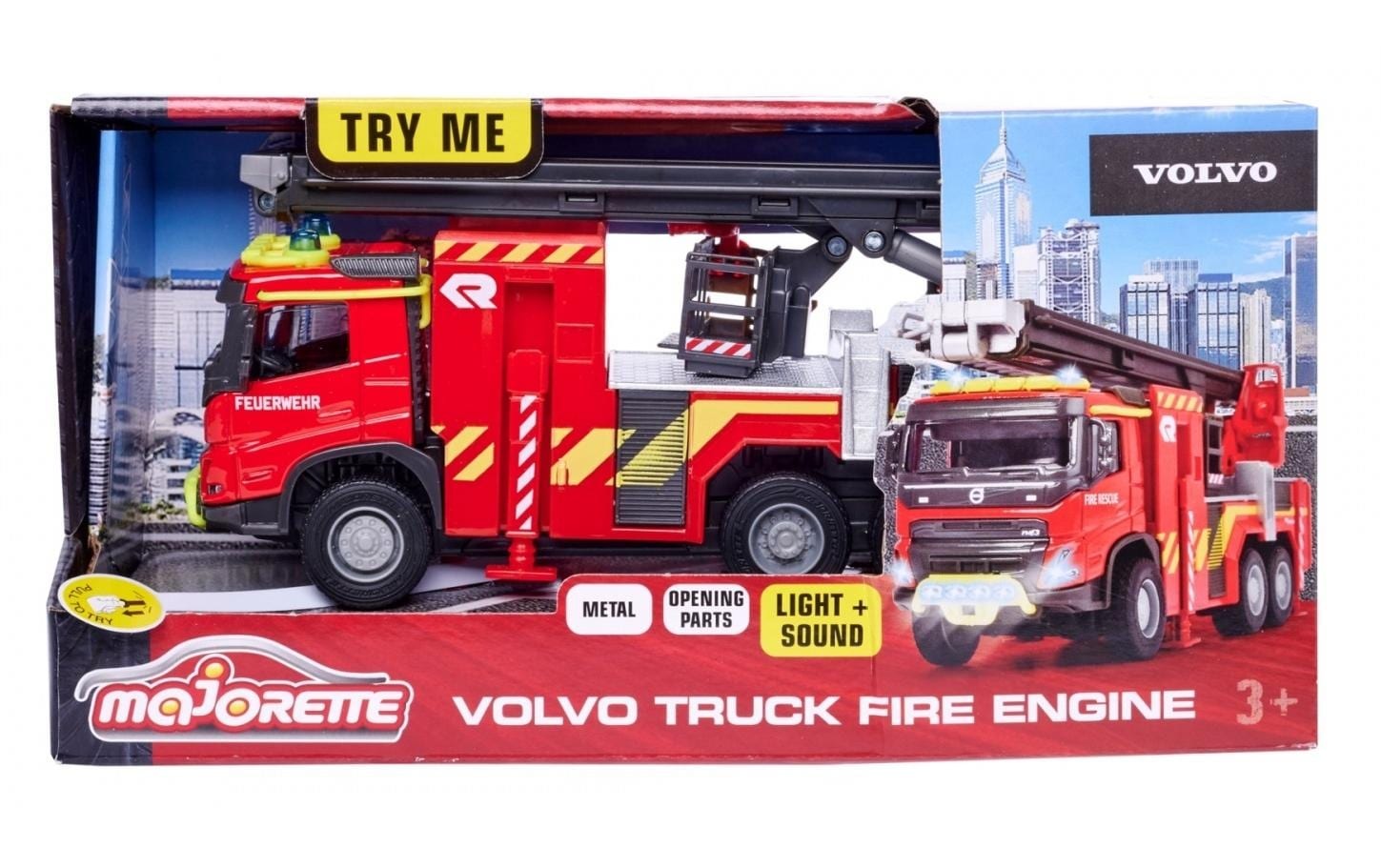 majORETTE Spielzeug-Feuerwehr »Volvo Truck Feuerwehrwagen«